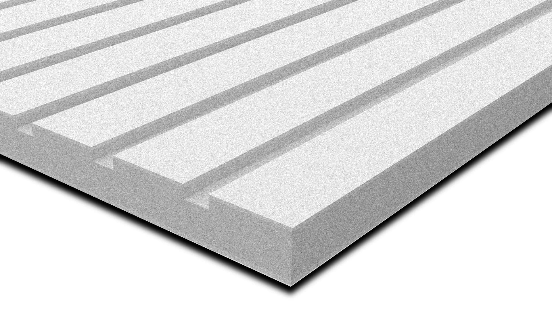 Grooved MDF Wall Panels -  Groove Width 30mm, Depth 10mm