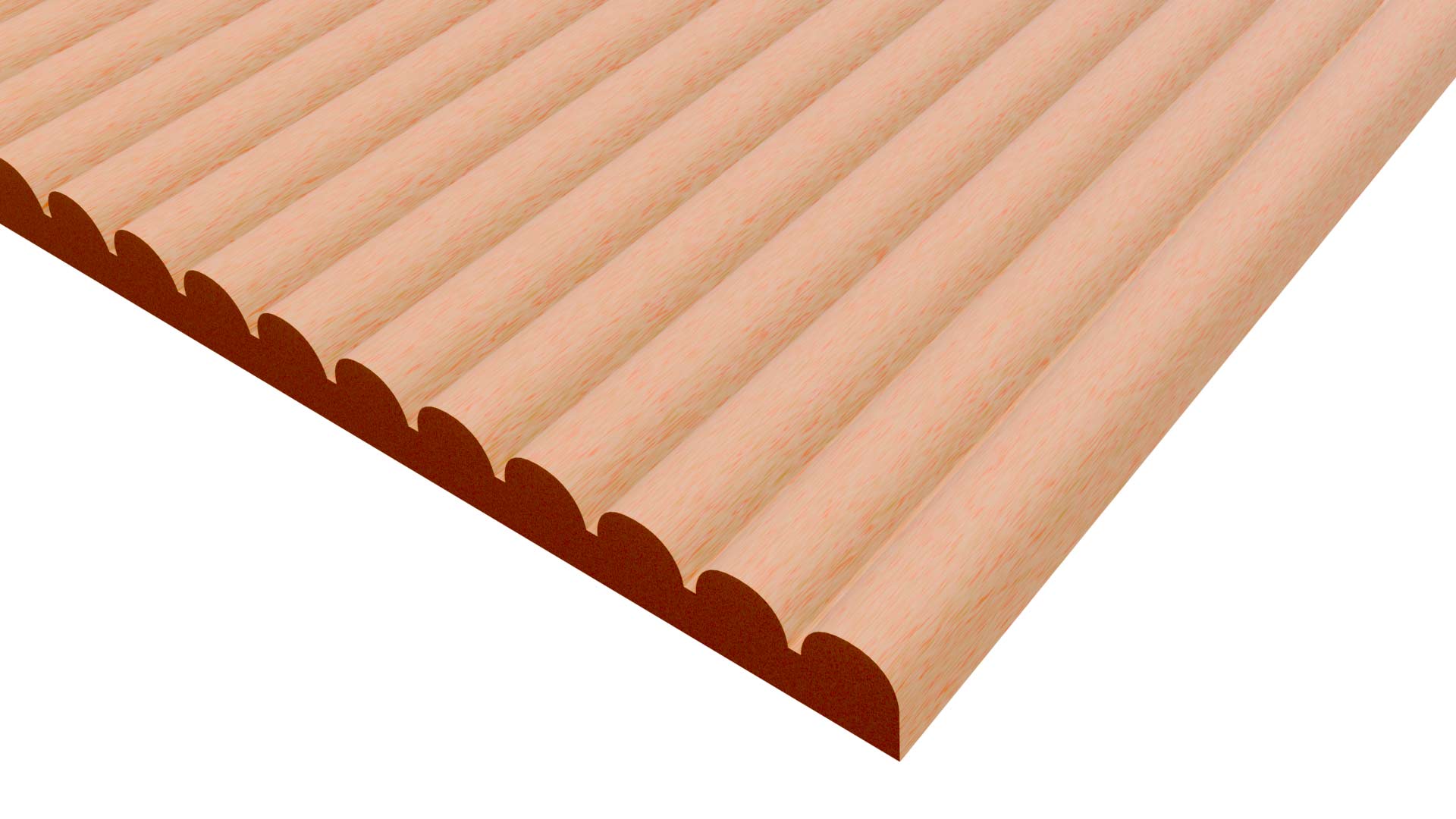 Fluted Fire Rated MDF