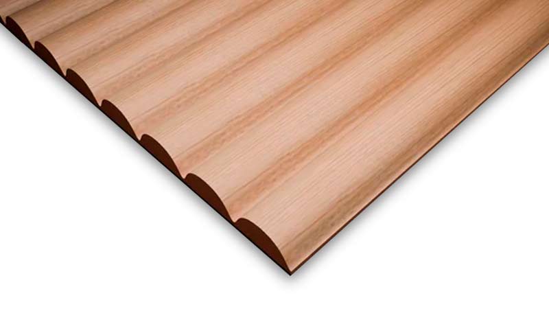Fluted Solid Wood Panels