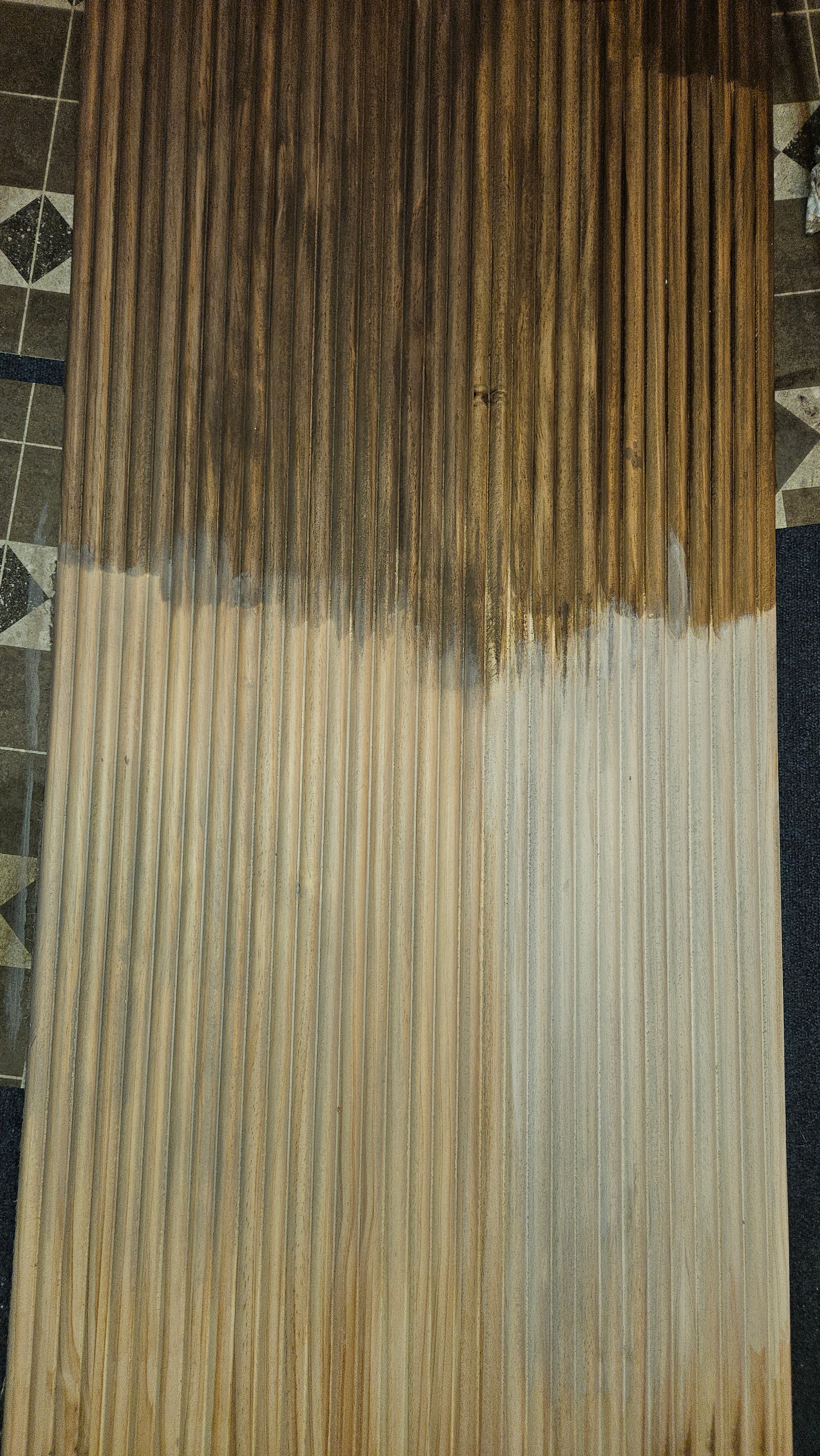 Pine 18mm wide Ribbs Solid Wood Panels 5mm + Base panel