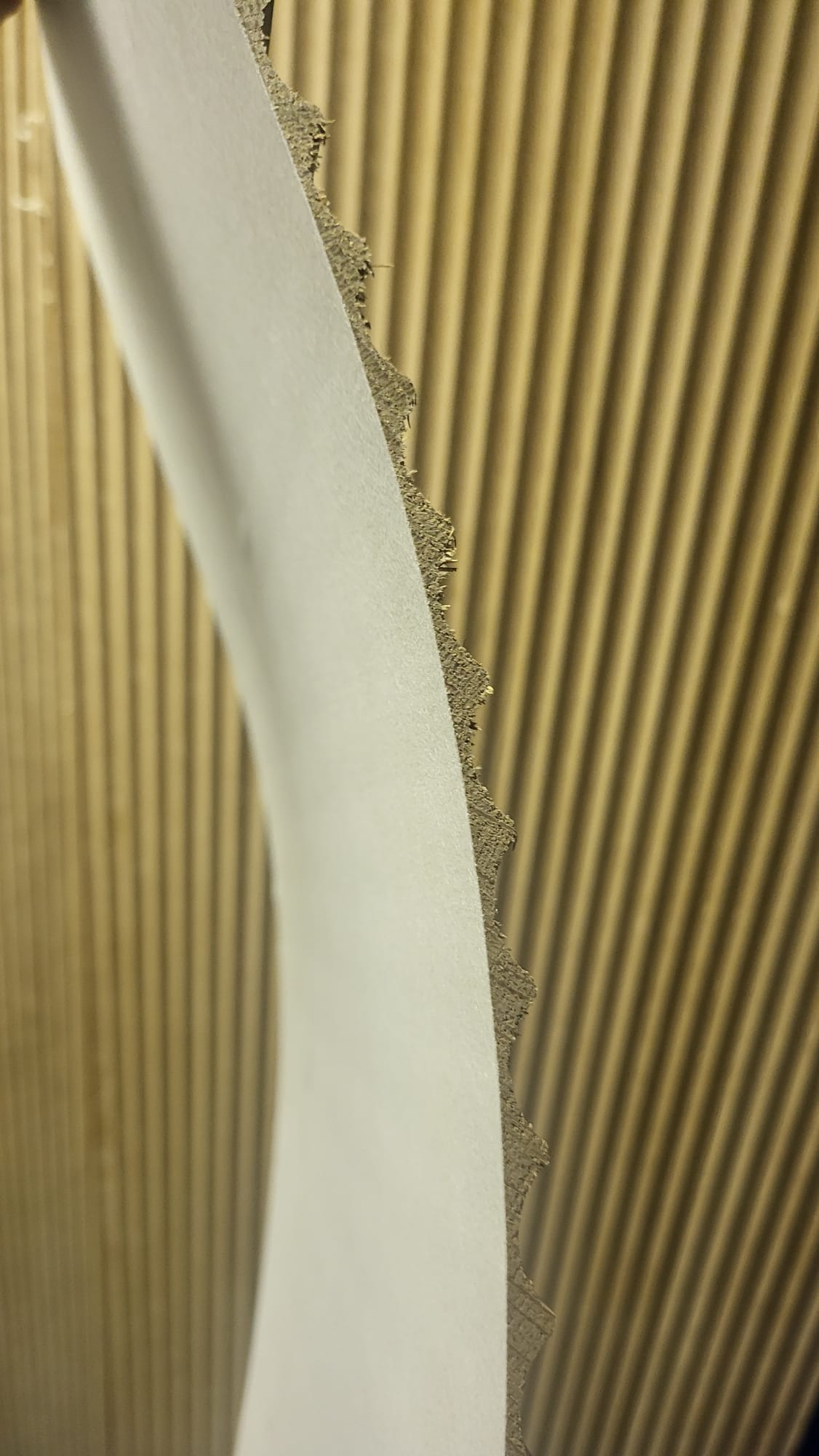 Crescendo Curves - Mini Ribbed Solid Wood Panels 5mm + Base panel