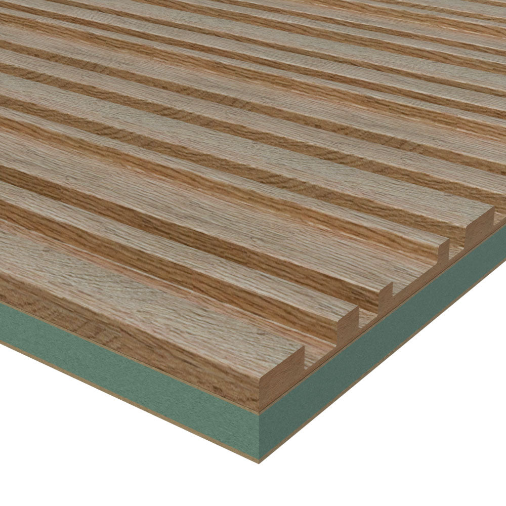 Alegro Angles - Fluted Solid Wood Panels 5mm + Base panel