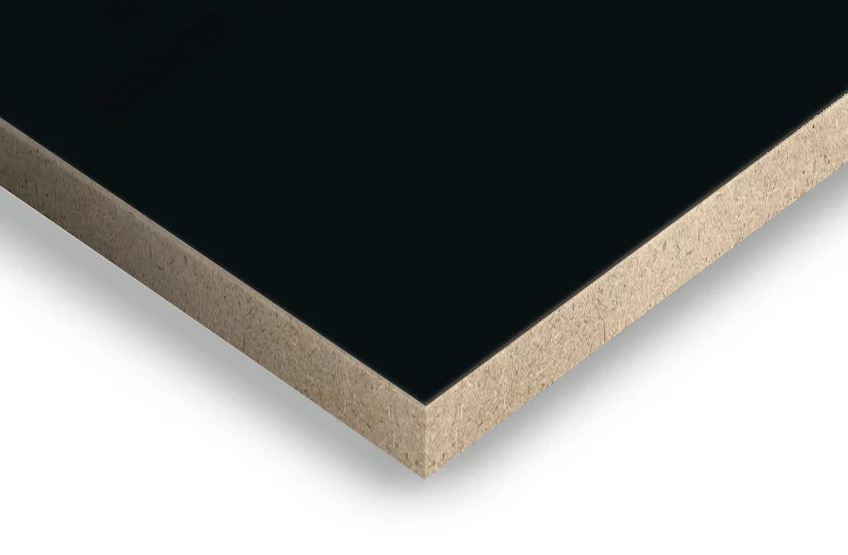 Black Textured Melamine MR MDF - Finsa - Elegance & Functionality