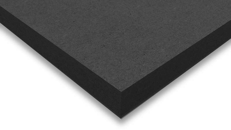 8' x 4' Black Valchromat MDF boards 1220x2440 Standard