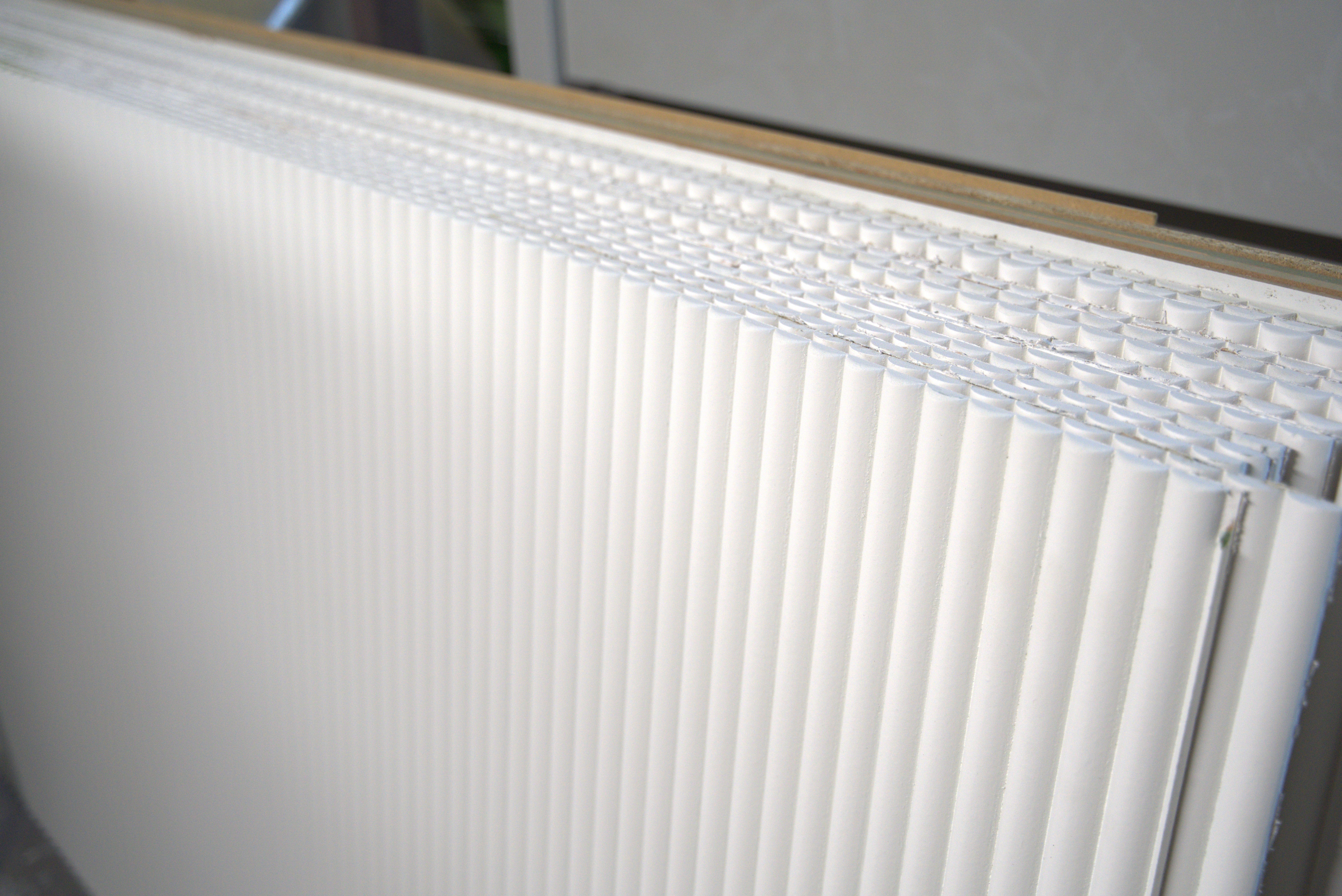 Flexible Ribbed MDF Wall Panels