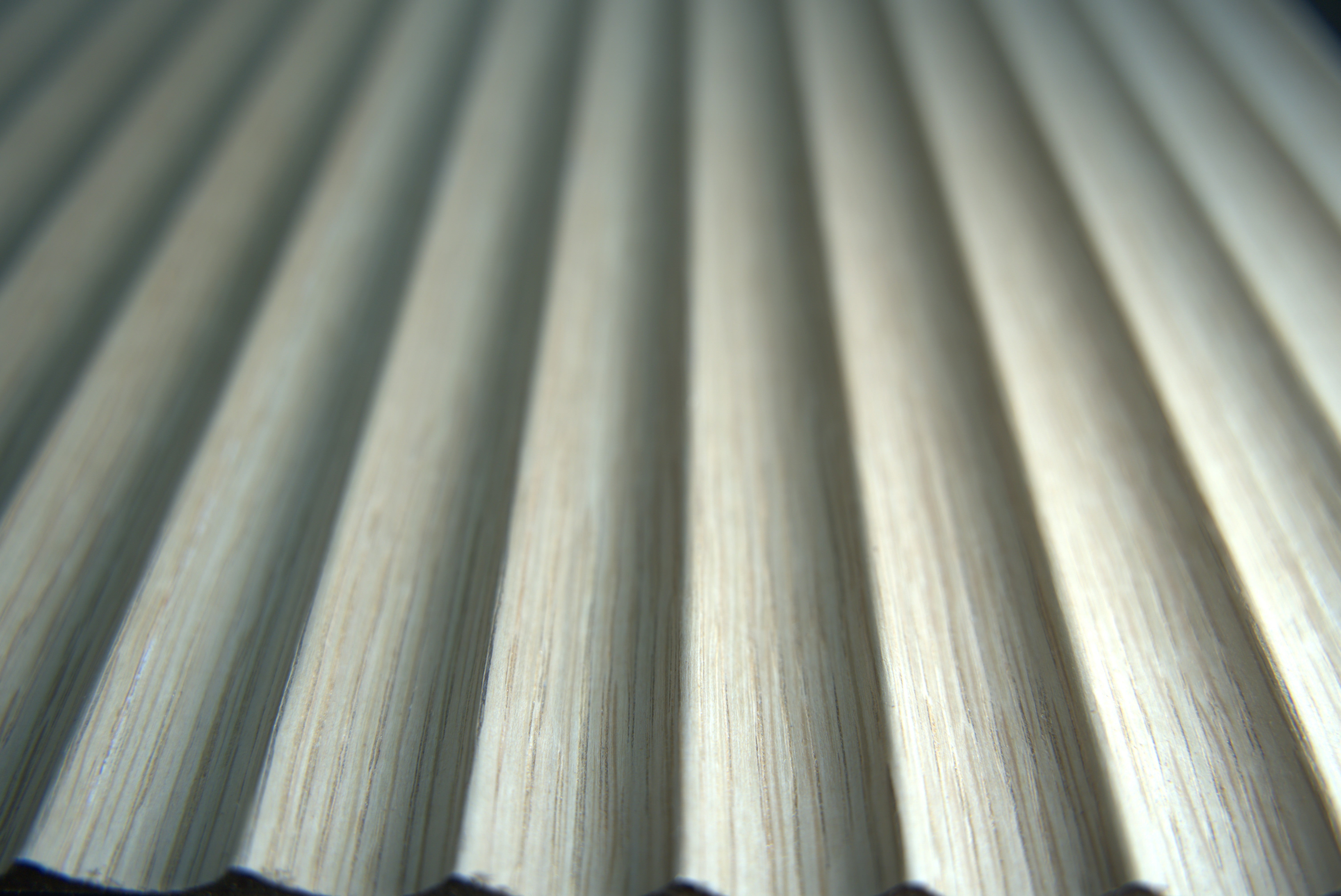 Fluted Timber Base Legato Loops - 20mm Fluted Oak Veneered MDF Panels 5mm + Base panel ...