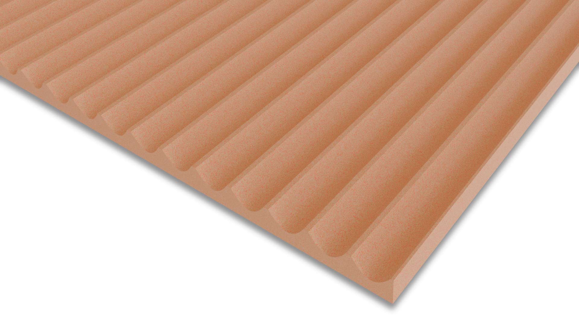 Fluted Fire Rated MDF Wall Panels 15mm Flutes