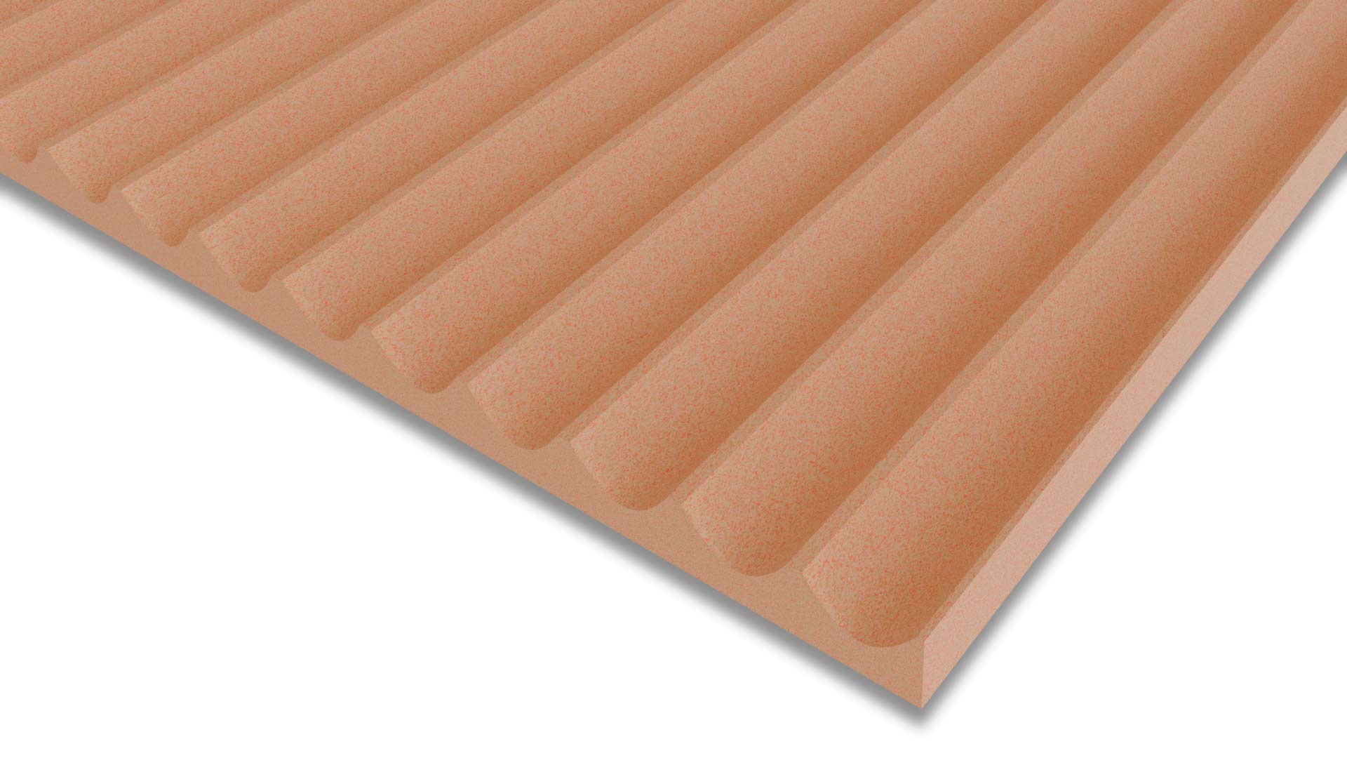 Fluted Fire Rated MDF Wall Panels 20mm Flutes