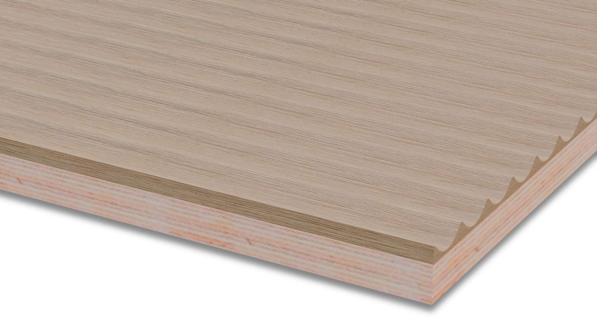 Legato Loops - Fluted Solid Wood Panels 5mm + Base panel