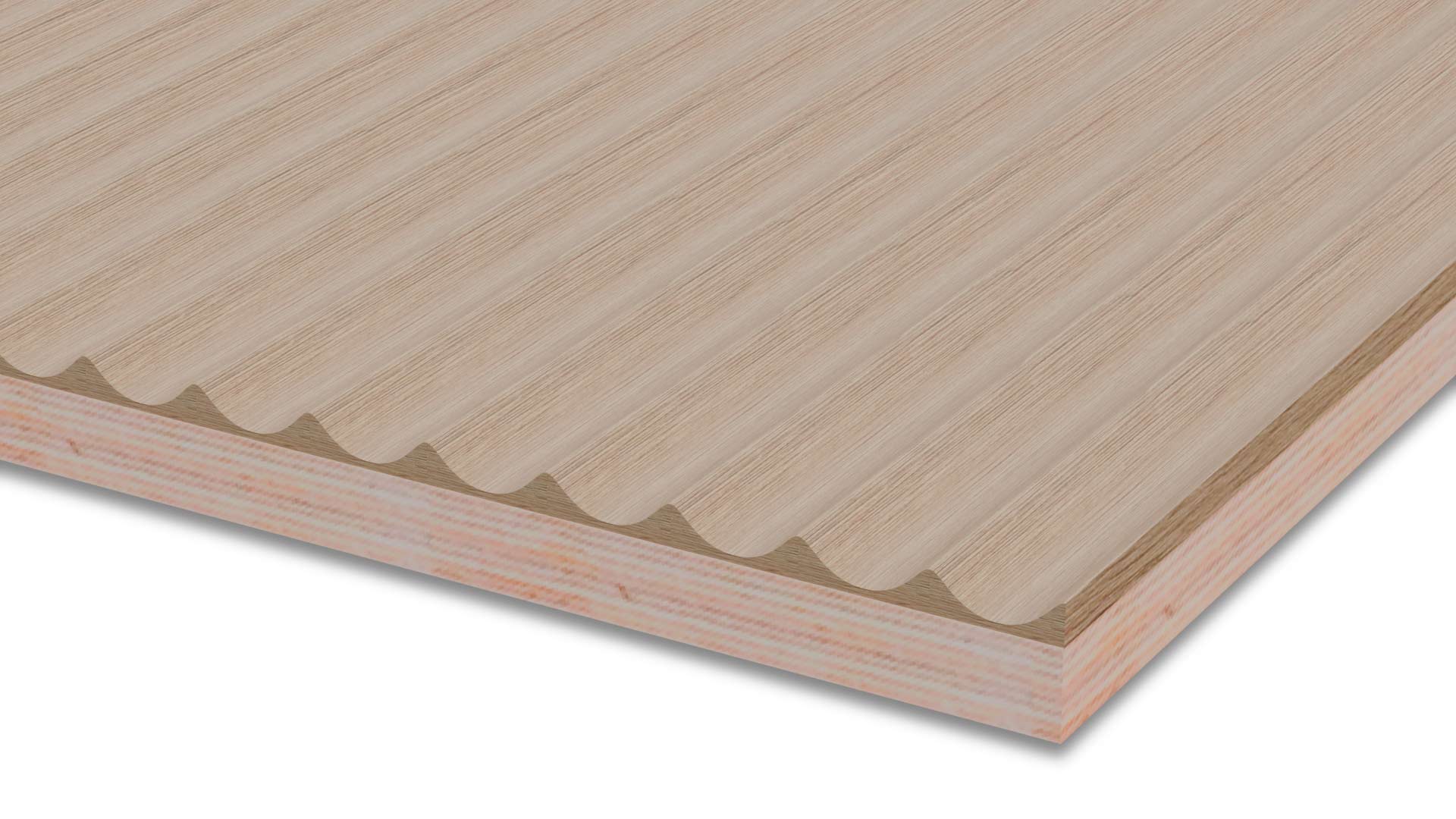 Sforzando Swells - 12mm Ribbed Solid Wood Panels 5mm + Base panel