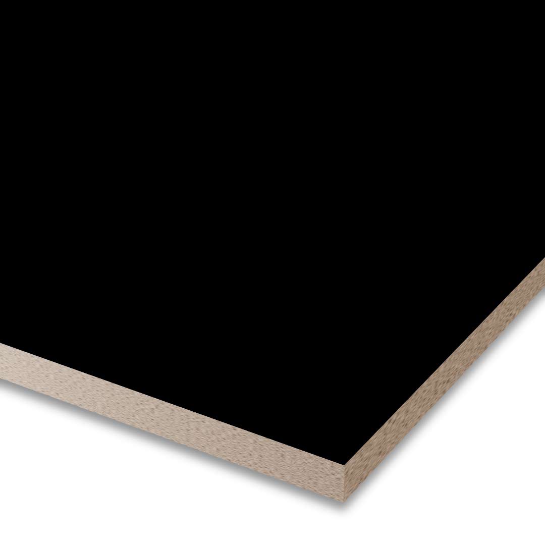 MDF EGGER U999 PM Black Sleek & Sophisticated Uniboards