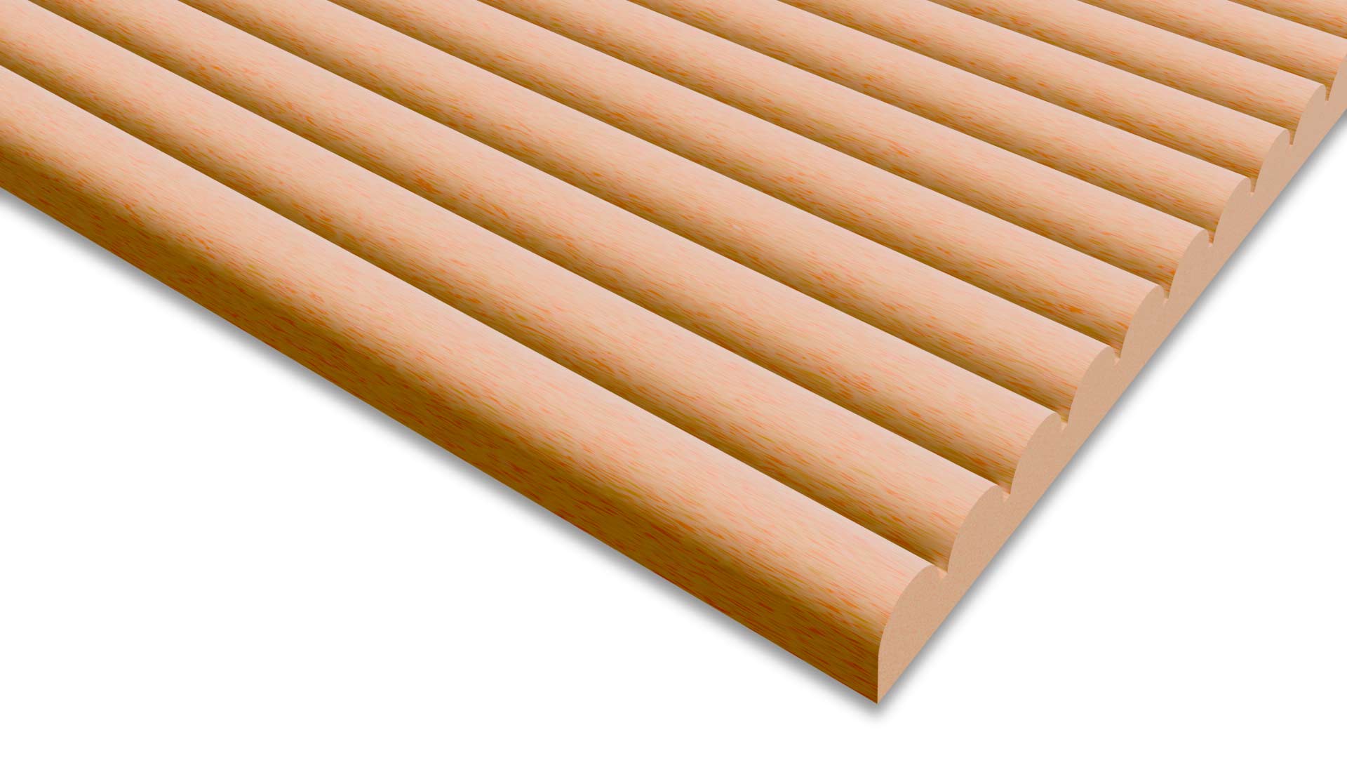 Fire rated Fluted And Ribbed MDF Panels Samples