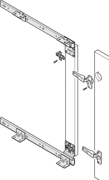 Pivot Sliding Door Runners, for Cabinet Doors, Accuride 1319