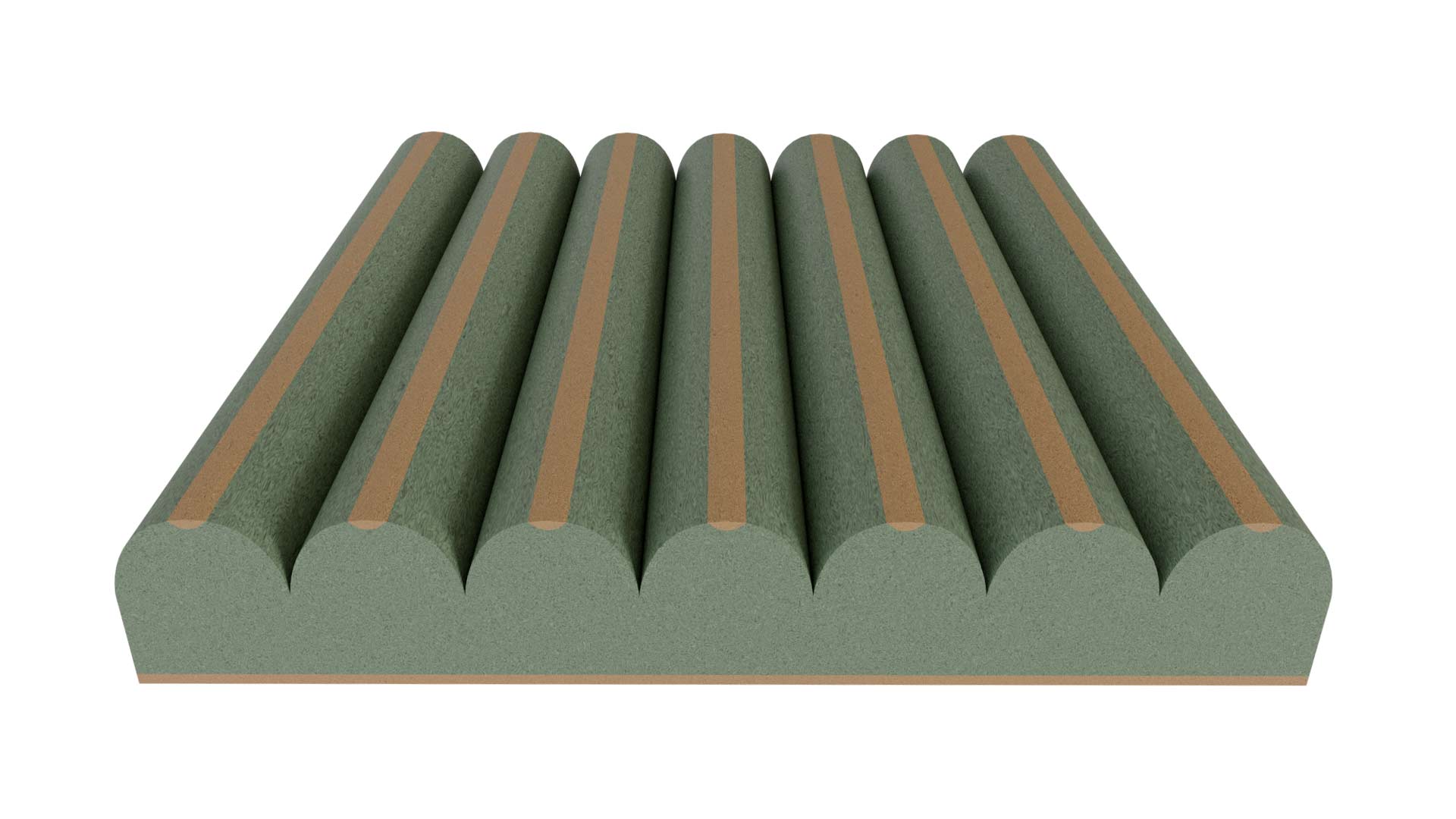 Ribbed MDF Panels Sample