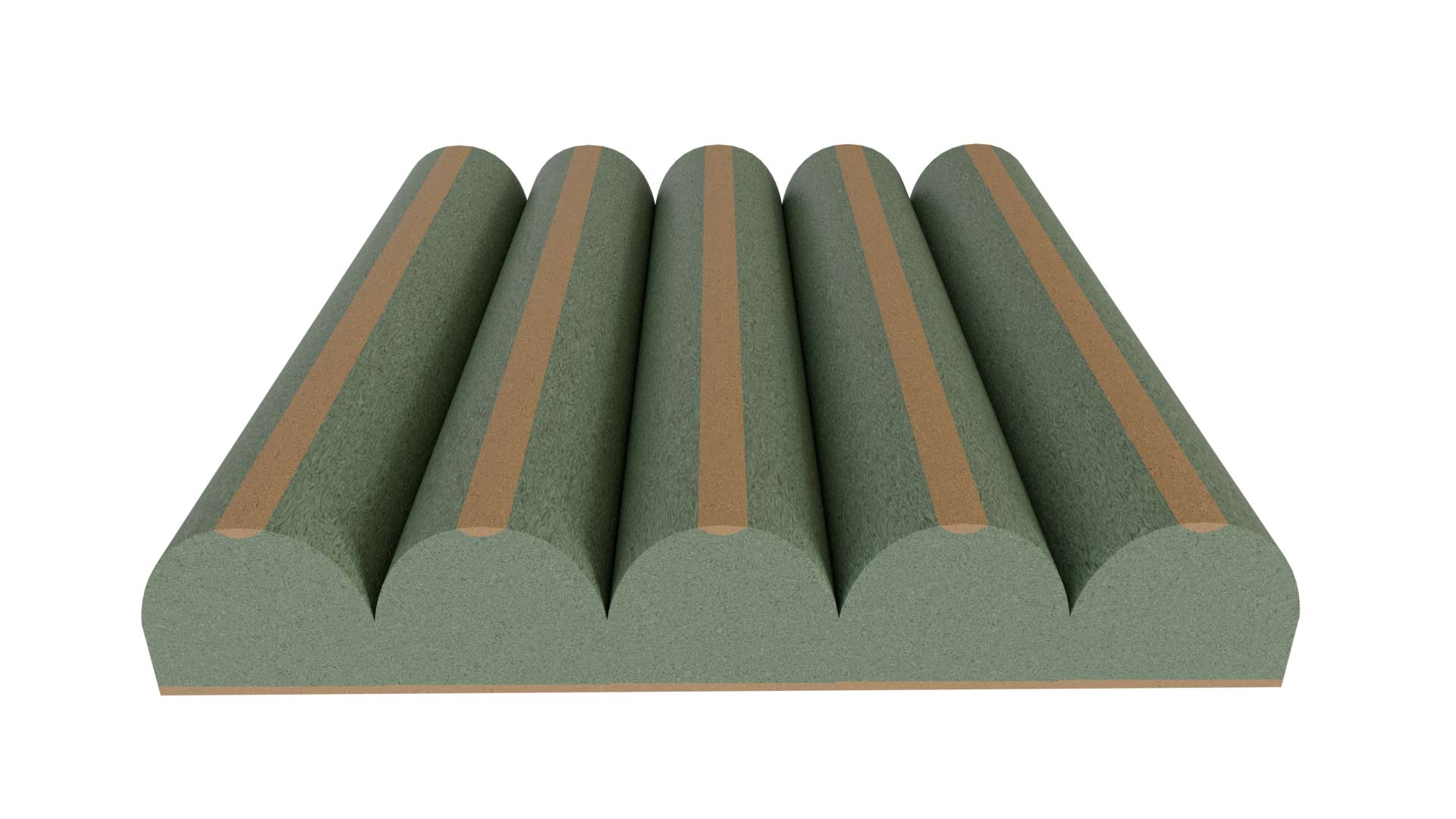 Ribbed MDF Panels Sample