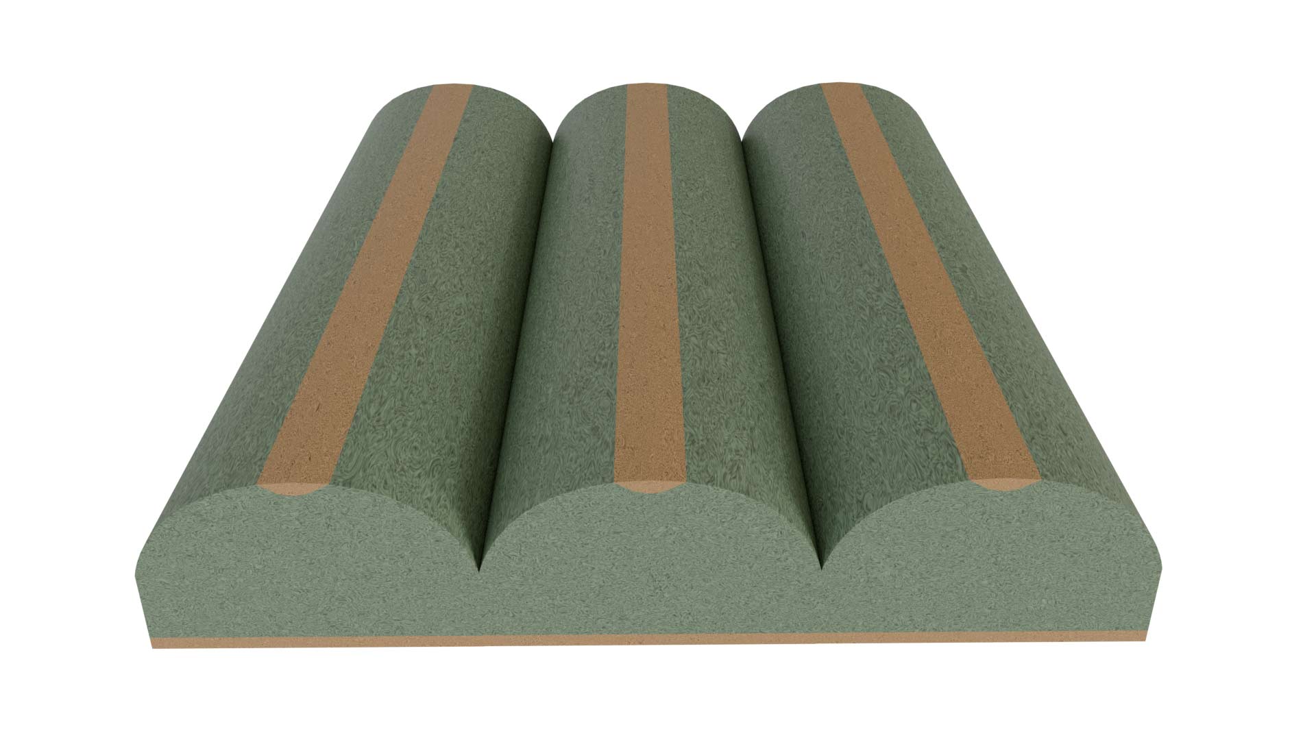 Ribbed MDF Panels Sample