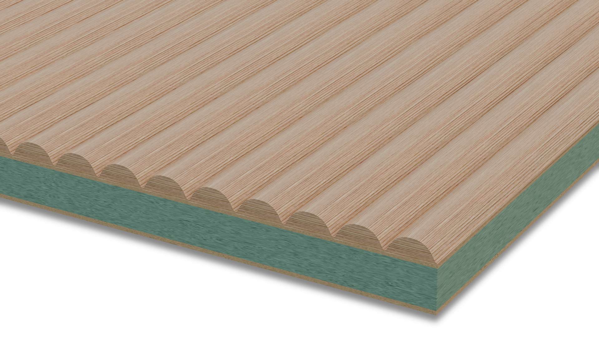 Sforzando Swells - 12mm Ribbed Solid Wood Panels 5mm + Base panel