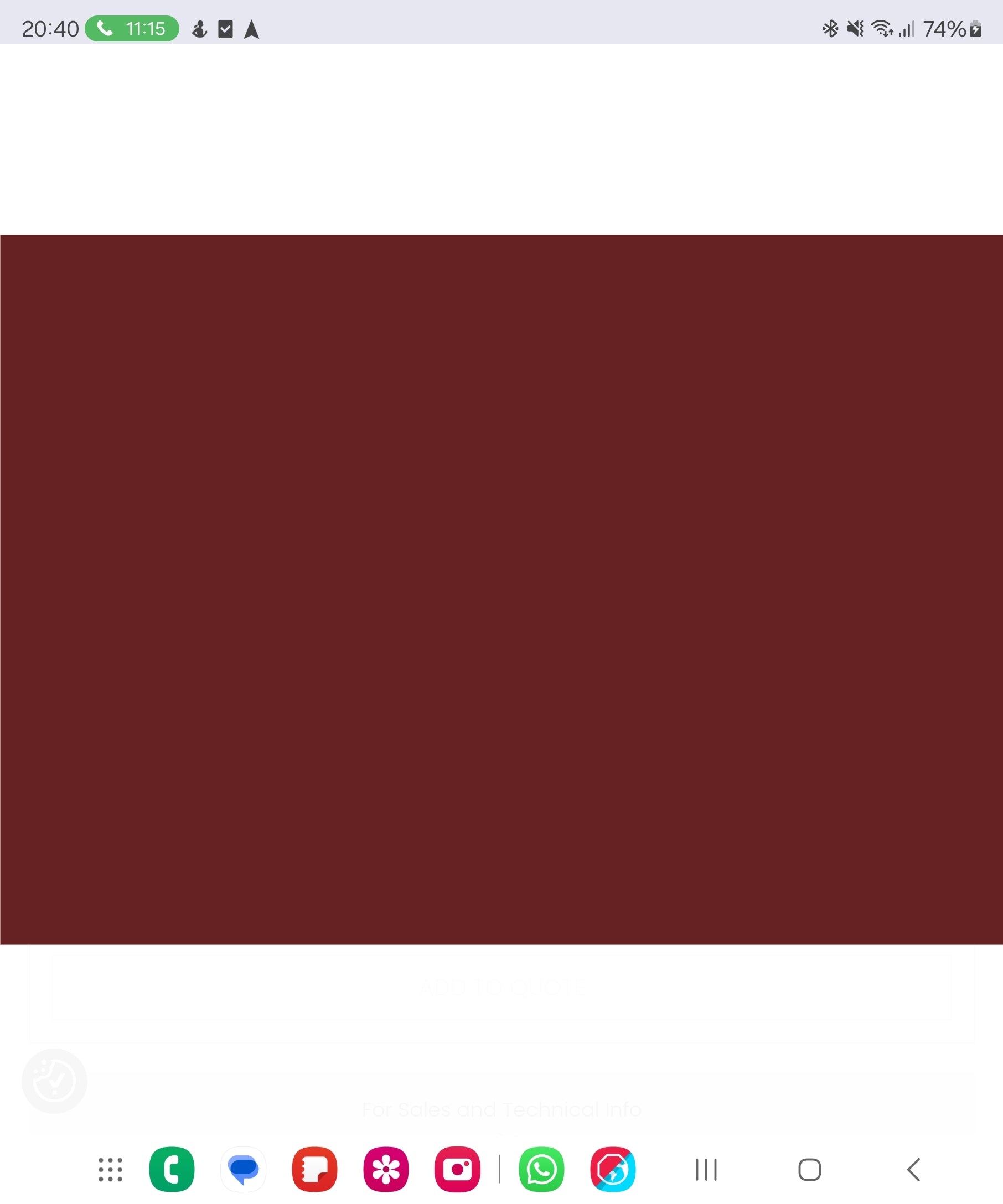 Laminate 0.8mm EGGER U311 ST9 Burgundy Red