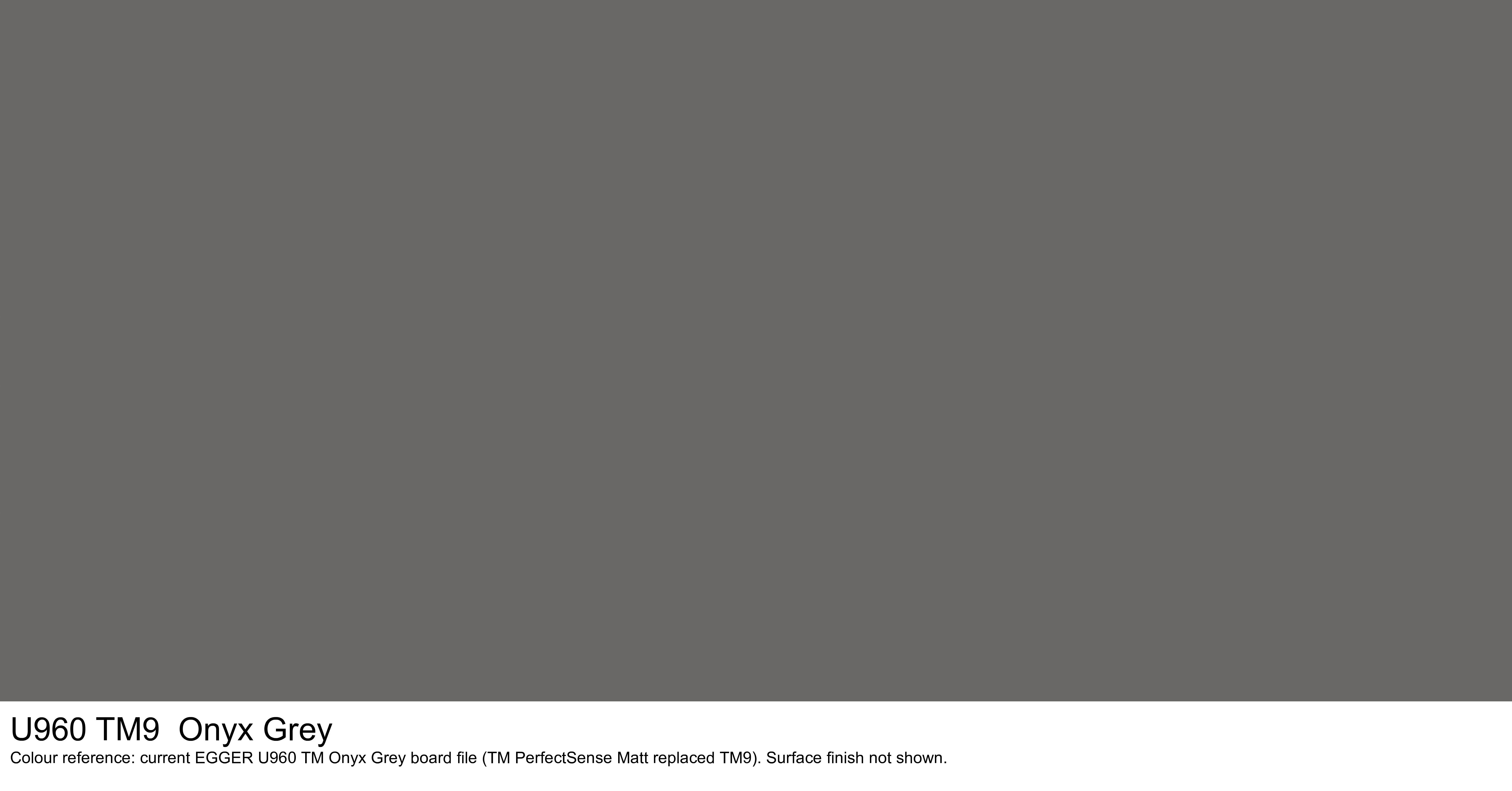 U960 TM9 Onyx Grey - colour reference from the current EGGER U960 TM board file