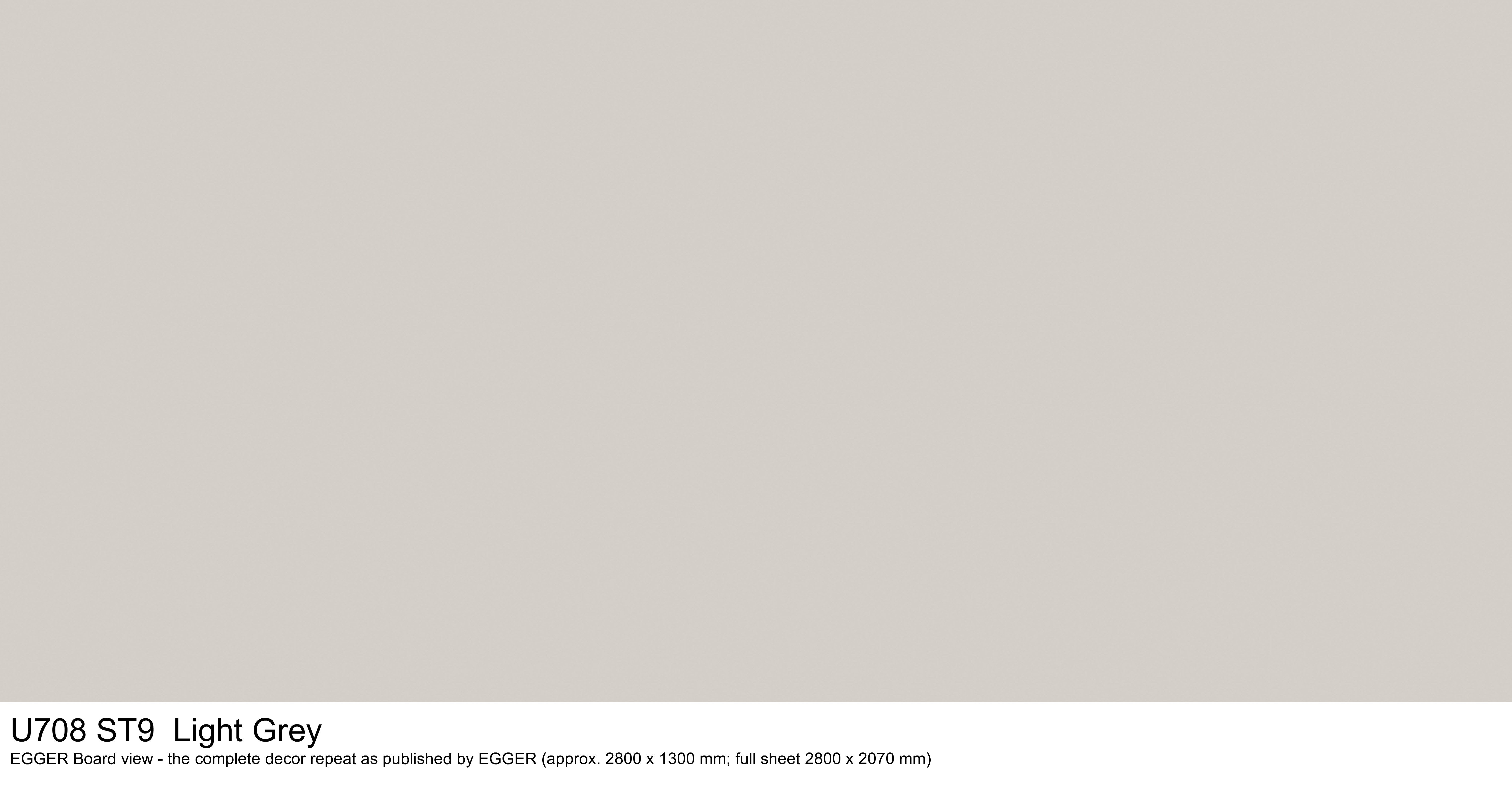 U708 ST9 Light Grey - EGGER Board view, complete decor repeat