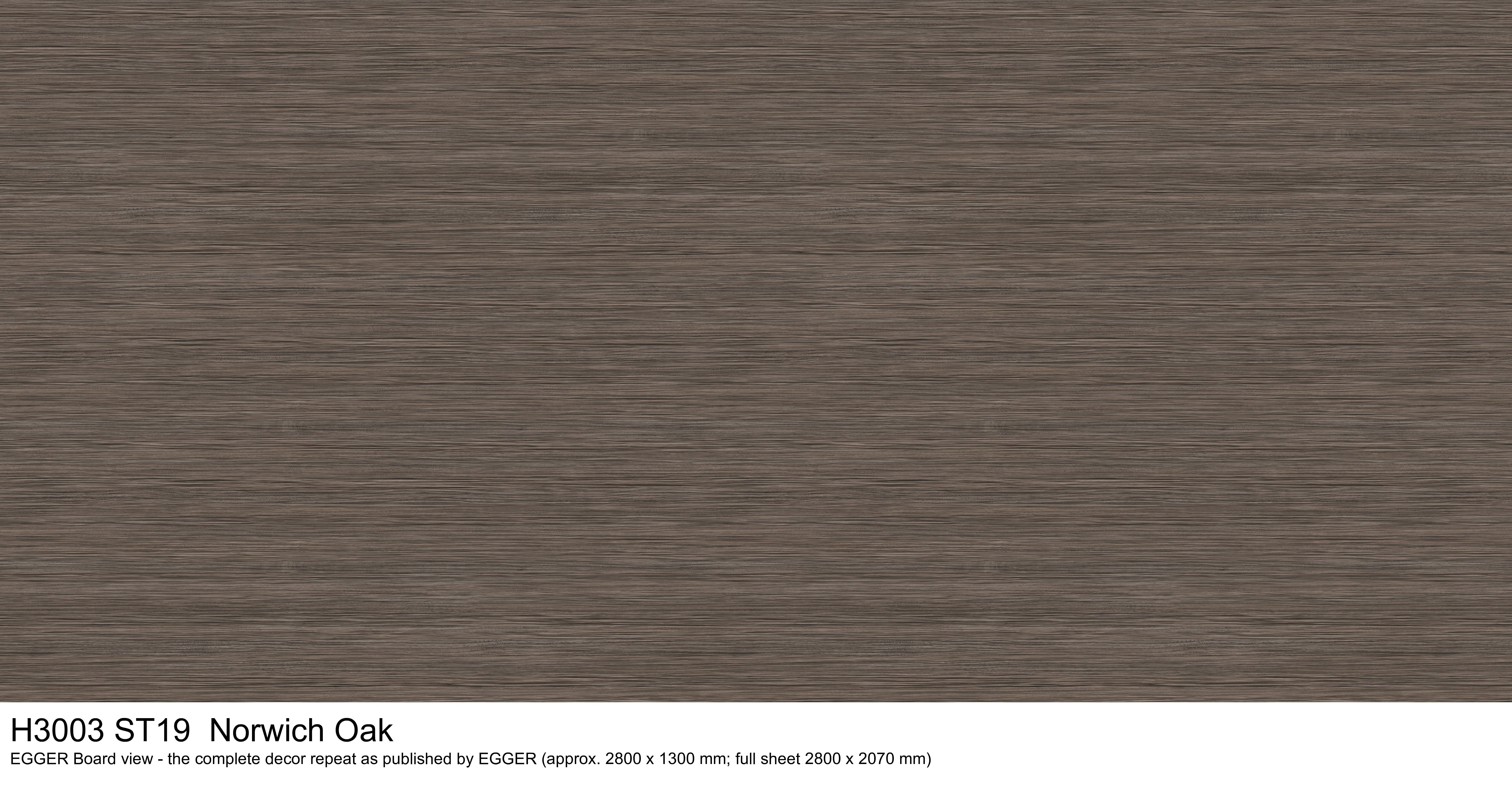 H3003 ST19 Norwich Oak - EGGER Board view, complete decor repeat