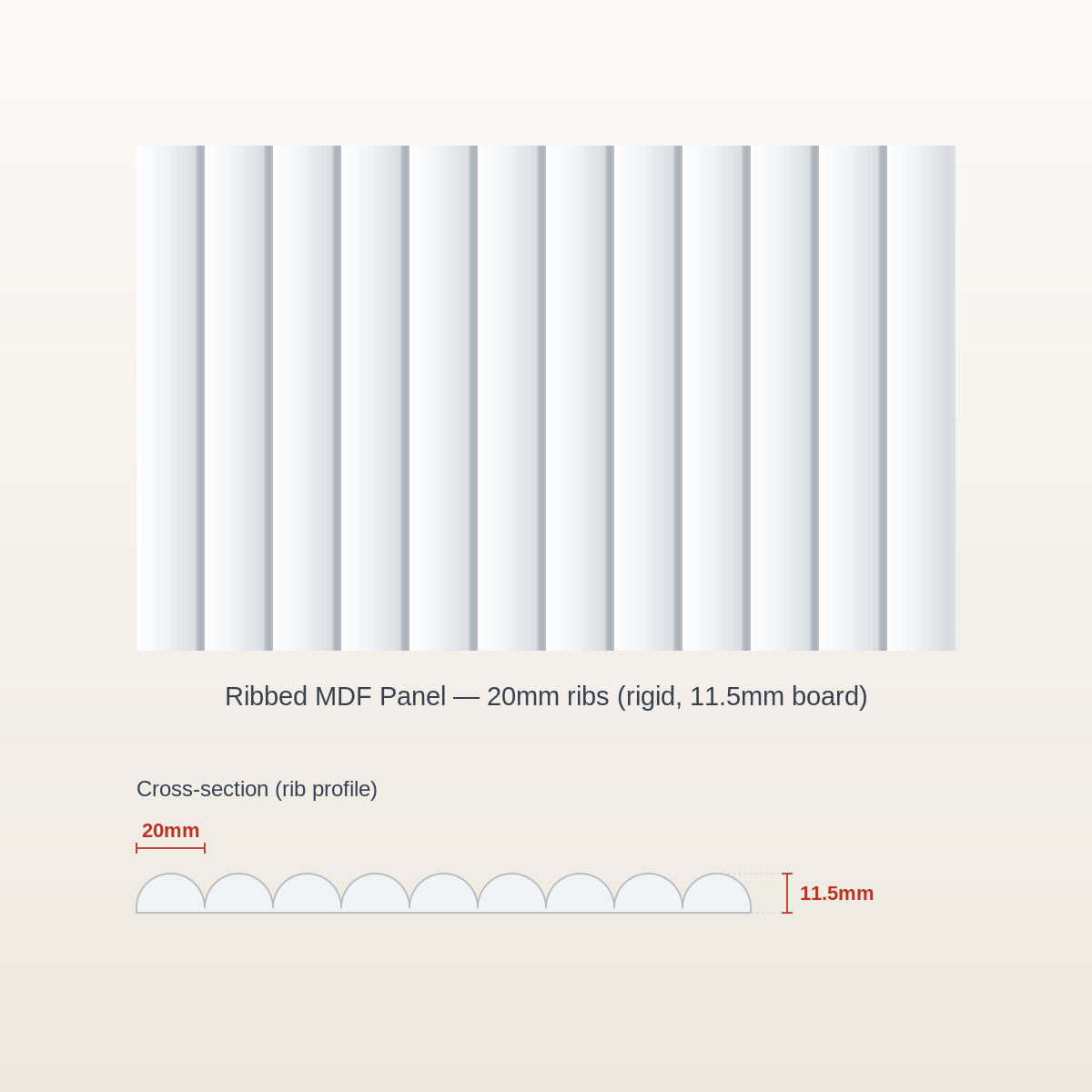20mm rigid 11.5mm primed