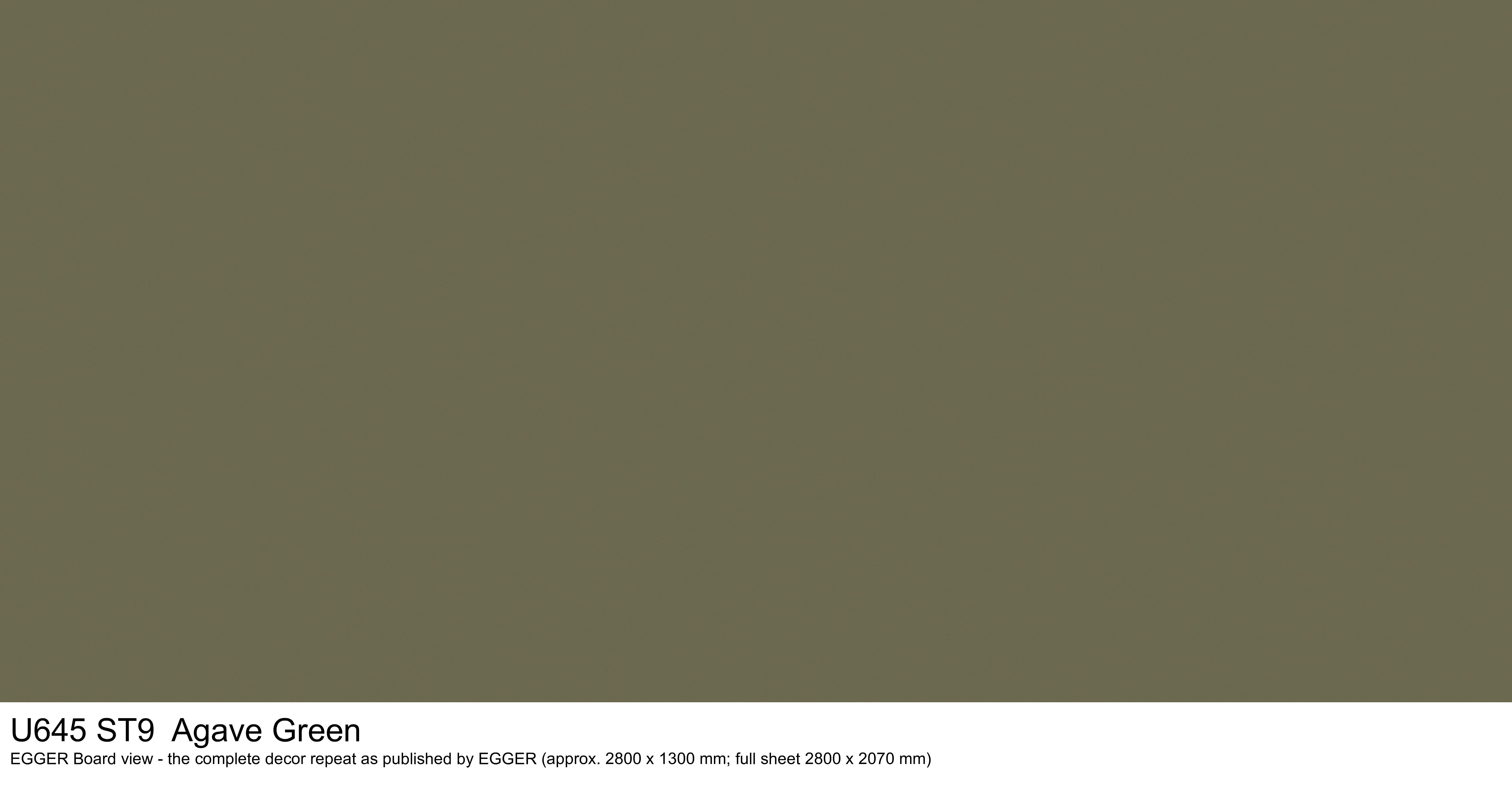 U645 ST9 Agave Green - EGGER Board view, complete decor repeat