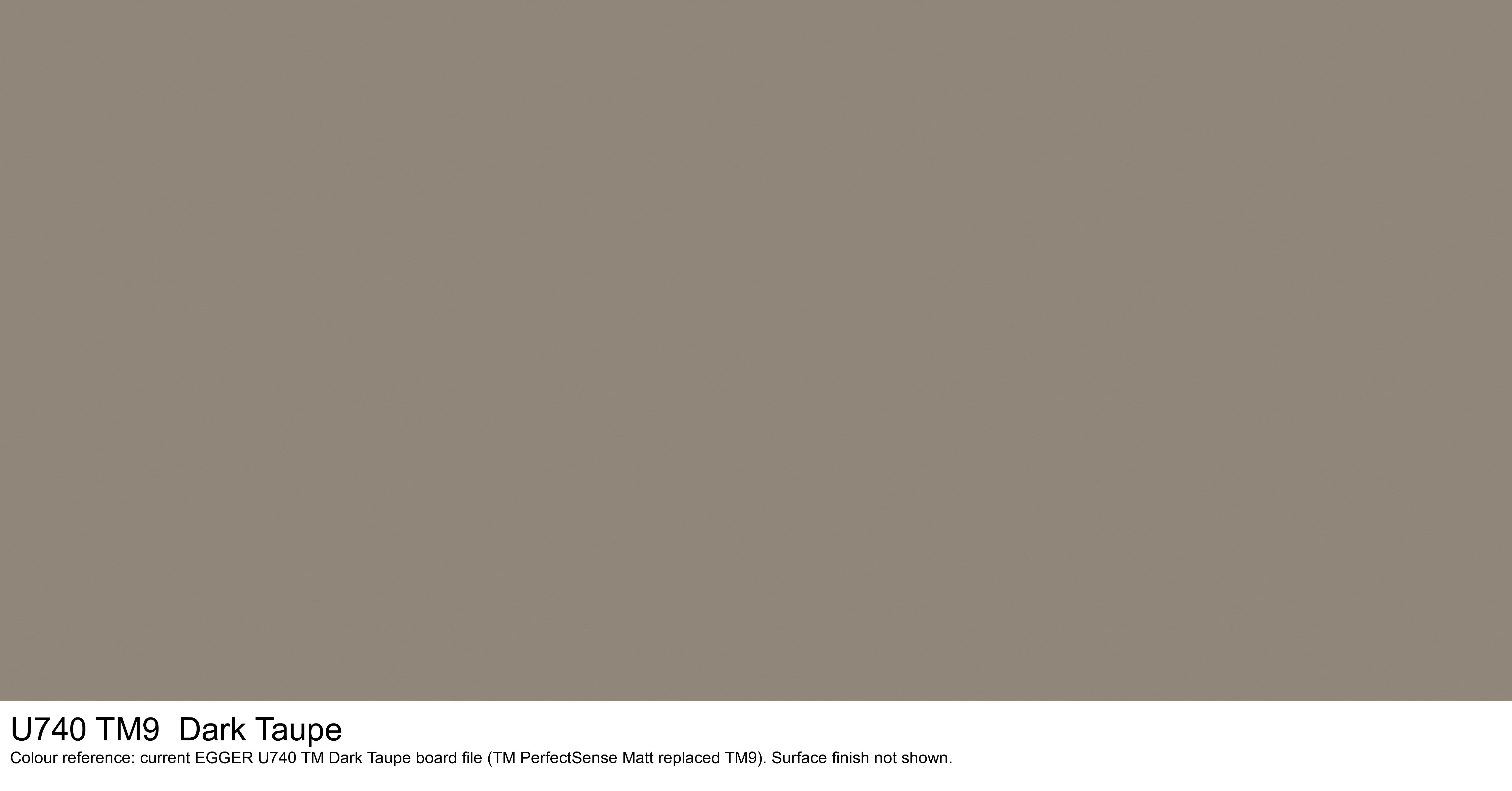 U740 TM9 Dark Taupe - colour reference from the current EGGER U740 TM board file
