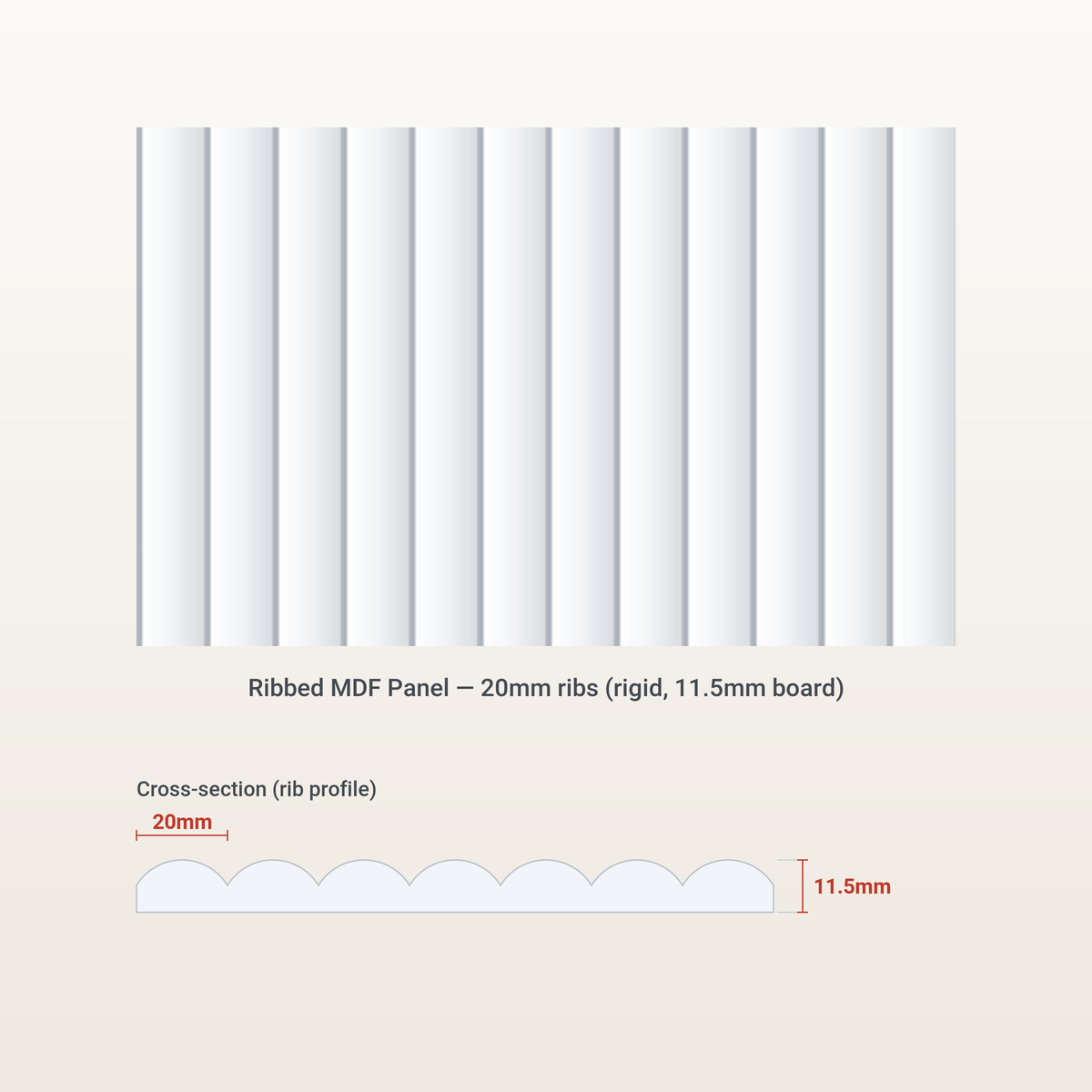 20mm rigid 11.5mm primed