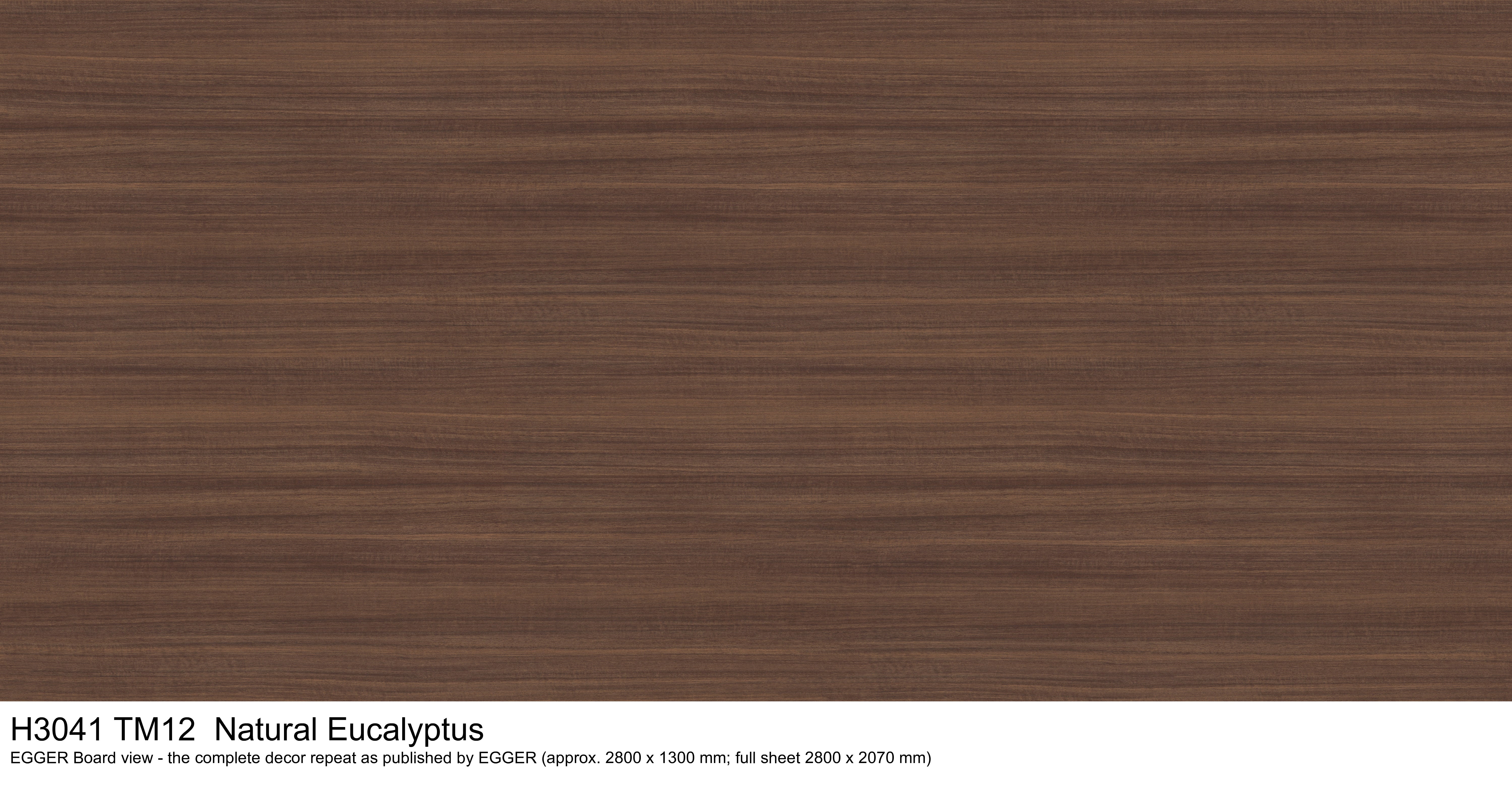 H3041 TM12 Natural Eucalyptus - EGGER Board view, complete decor repeat