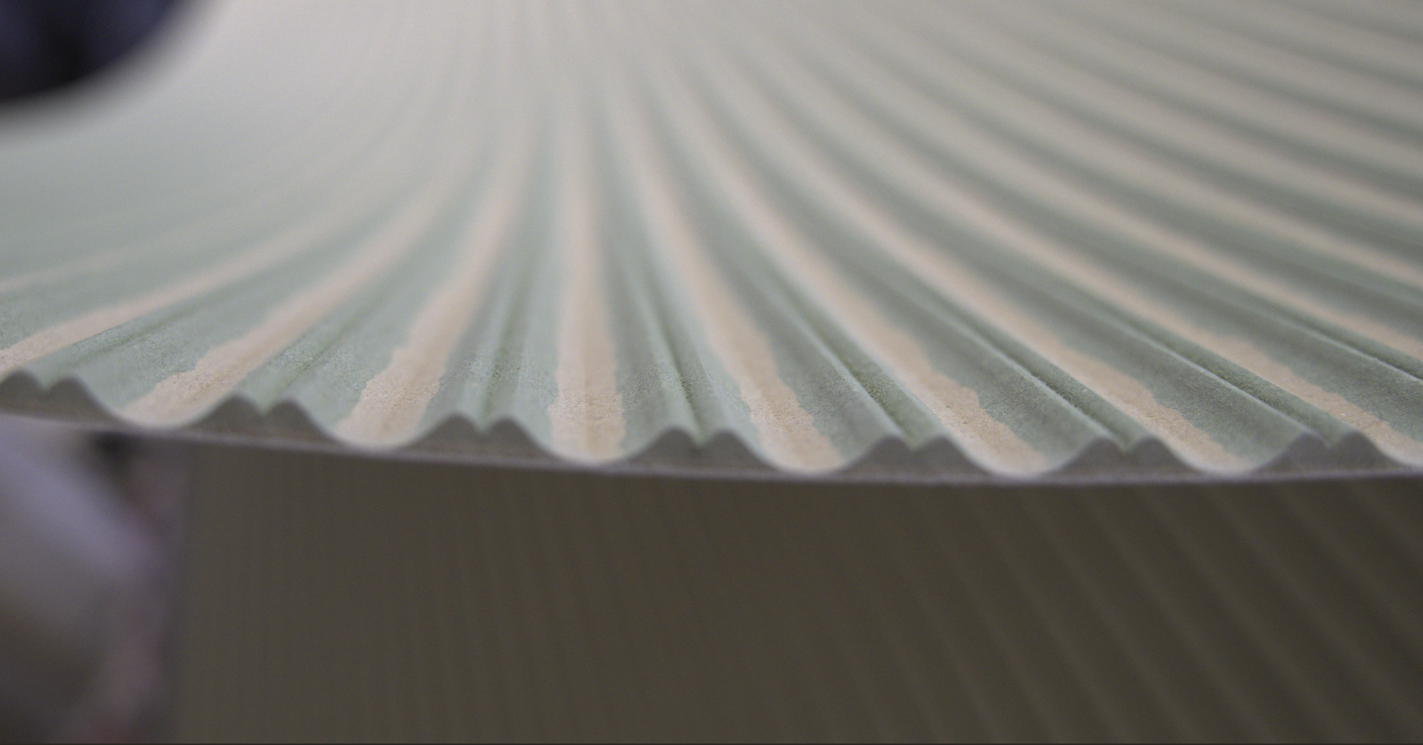 Flexible Fluted with mini Ribbs MDF Wall Panels with Fleece Backing