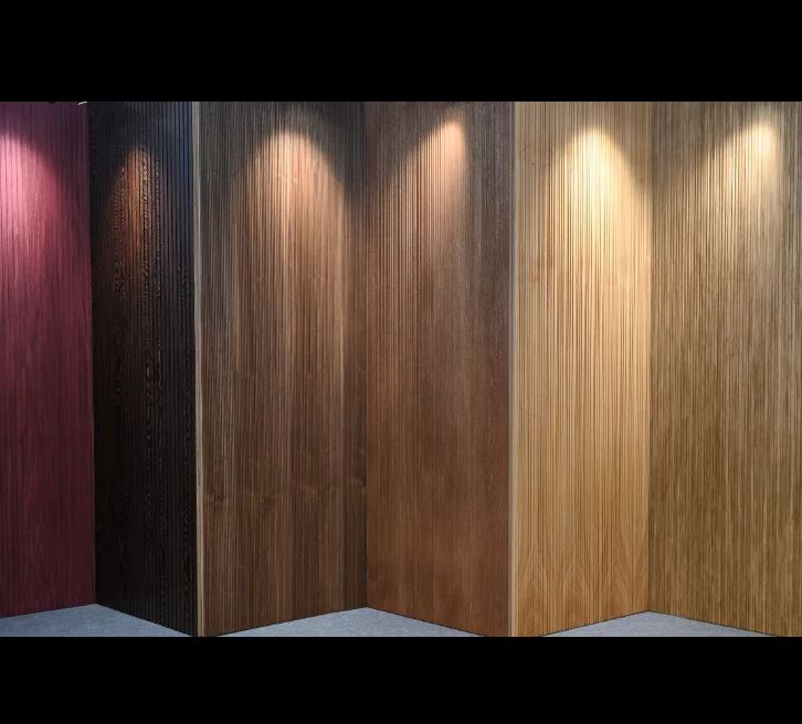 Legato Loops - Fluted Ribbed Solid Wood Panels 5mm + Base panel