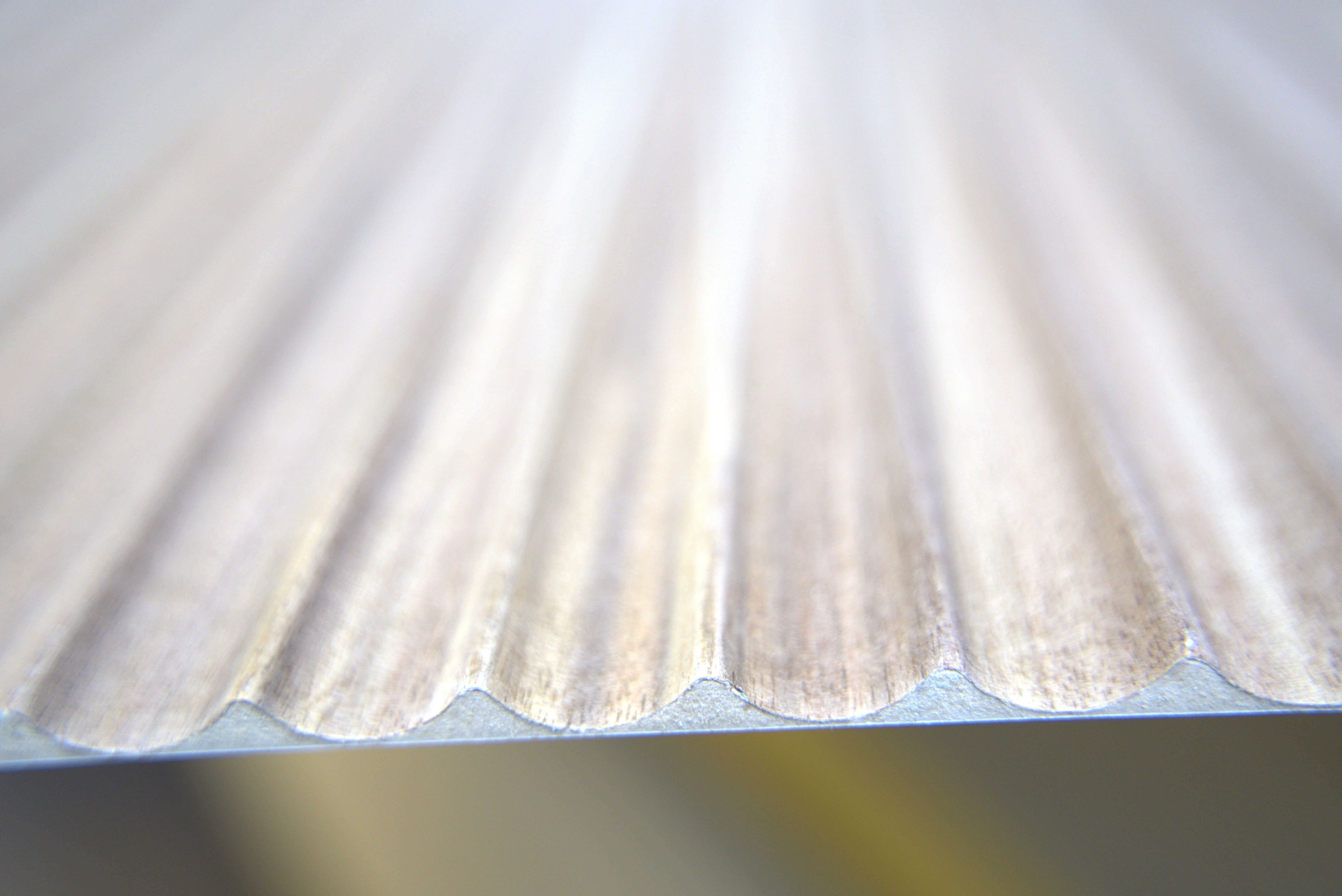 Legato Loops - 20mm Fluted Walnut Veneered MDF Panels 5mm + Base panel