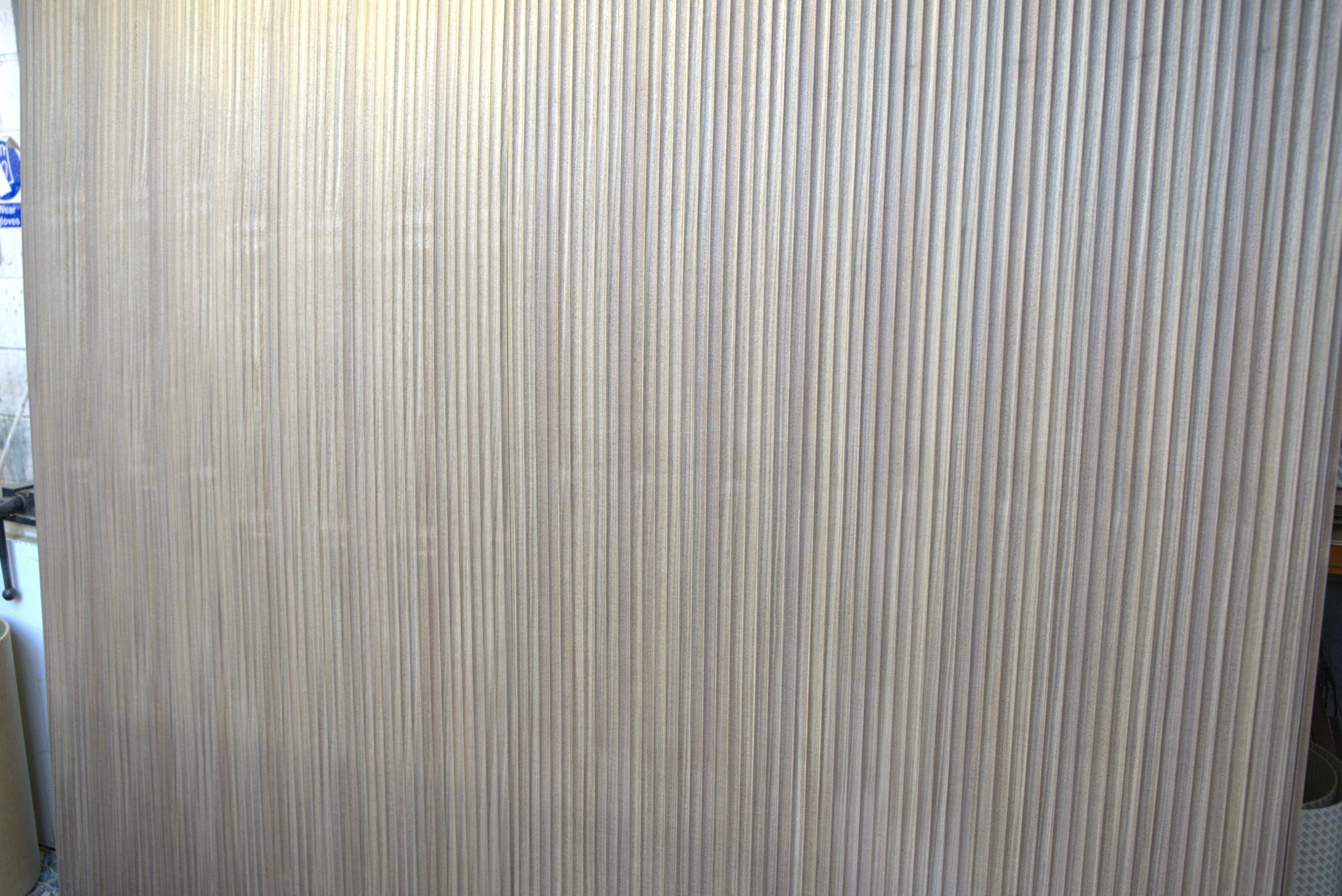 Legato Loops - 20mm Fluted Walnut Veneered MDF Panels 5mm + Base panel