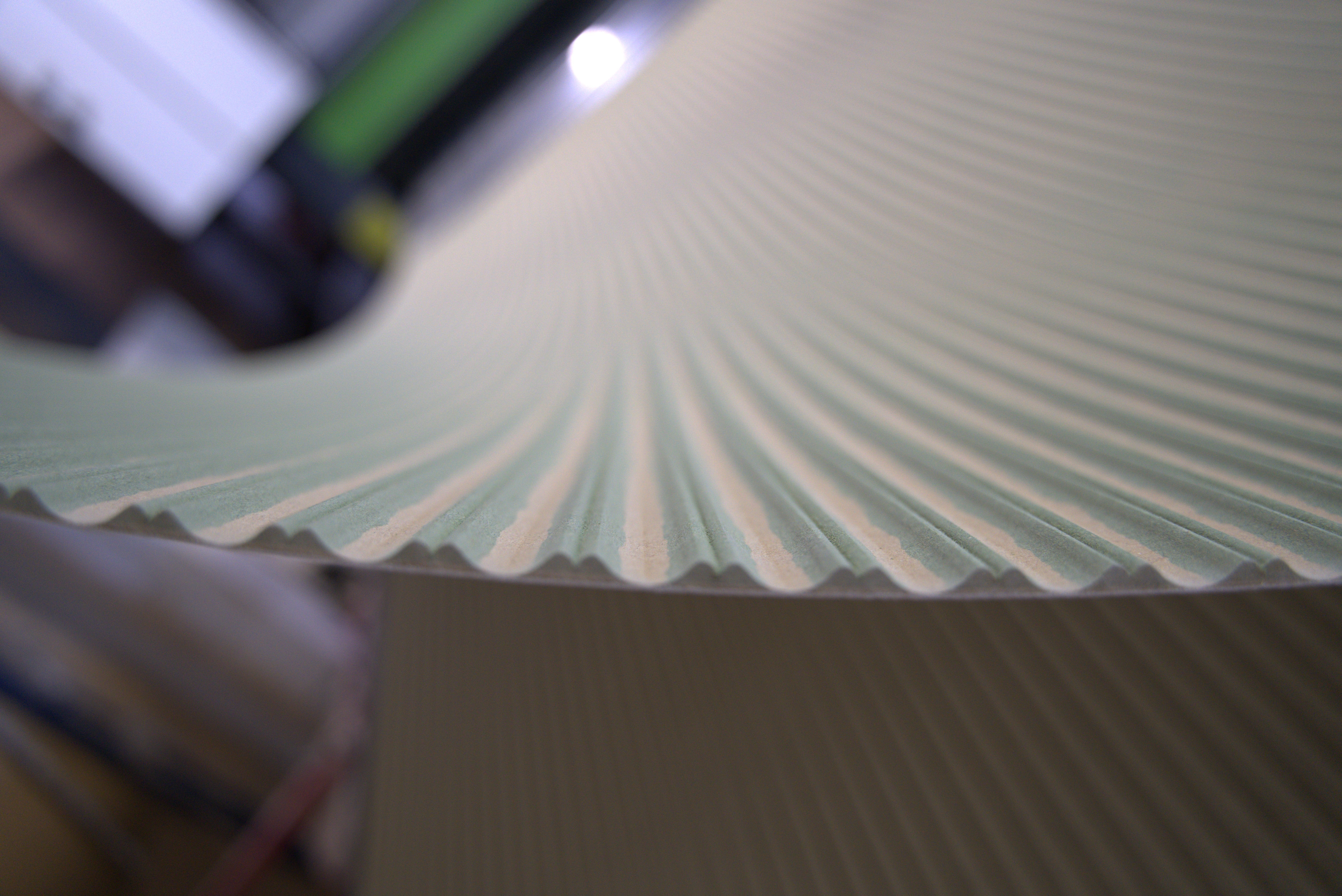 Flexible Fluted with mini Ribbs MDF Wall Panels with Fleece Backing