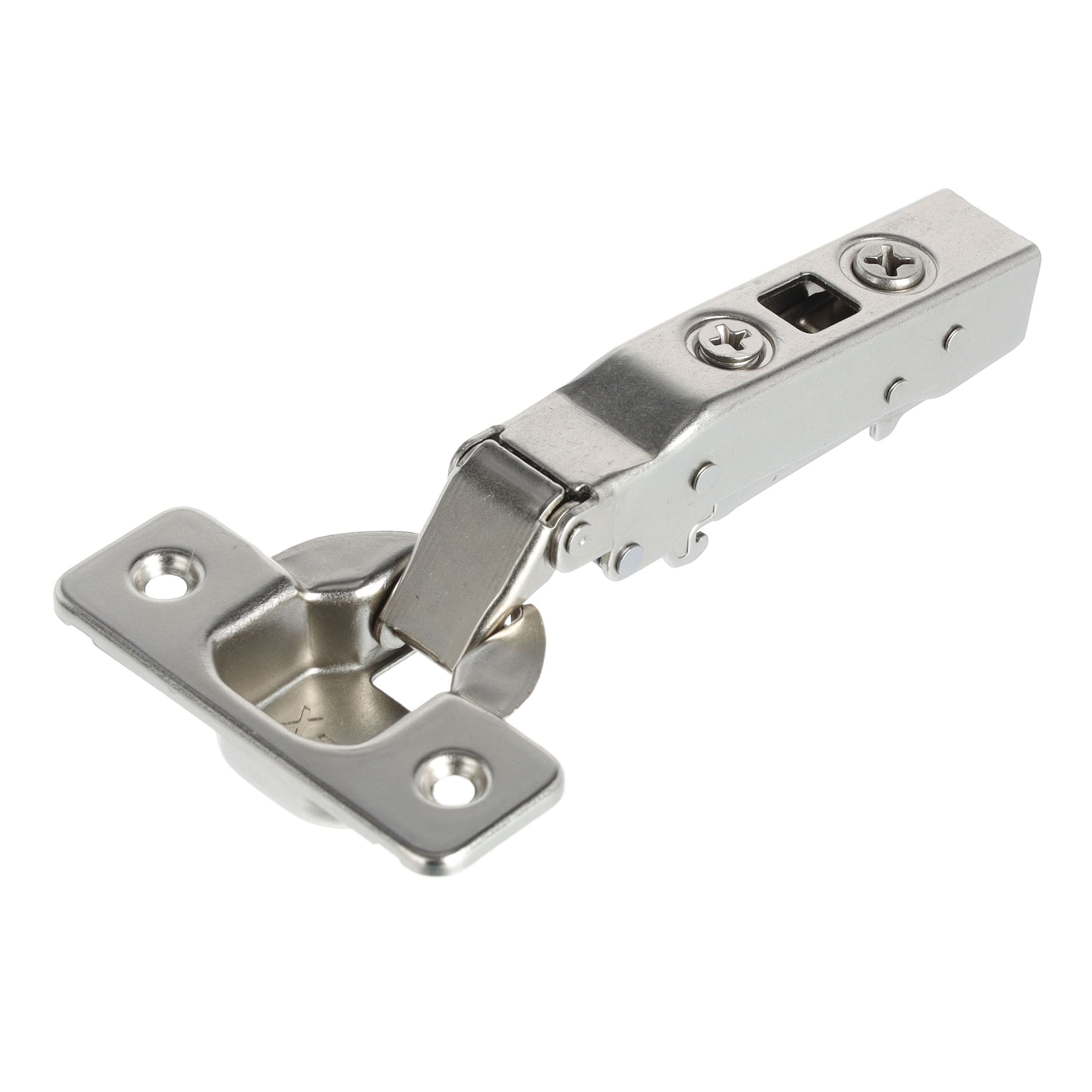 Reix Hinge clip on with plate included, full overlay, soft-close NC70