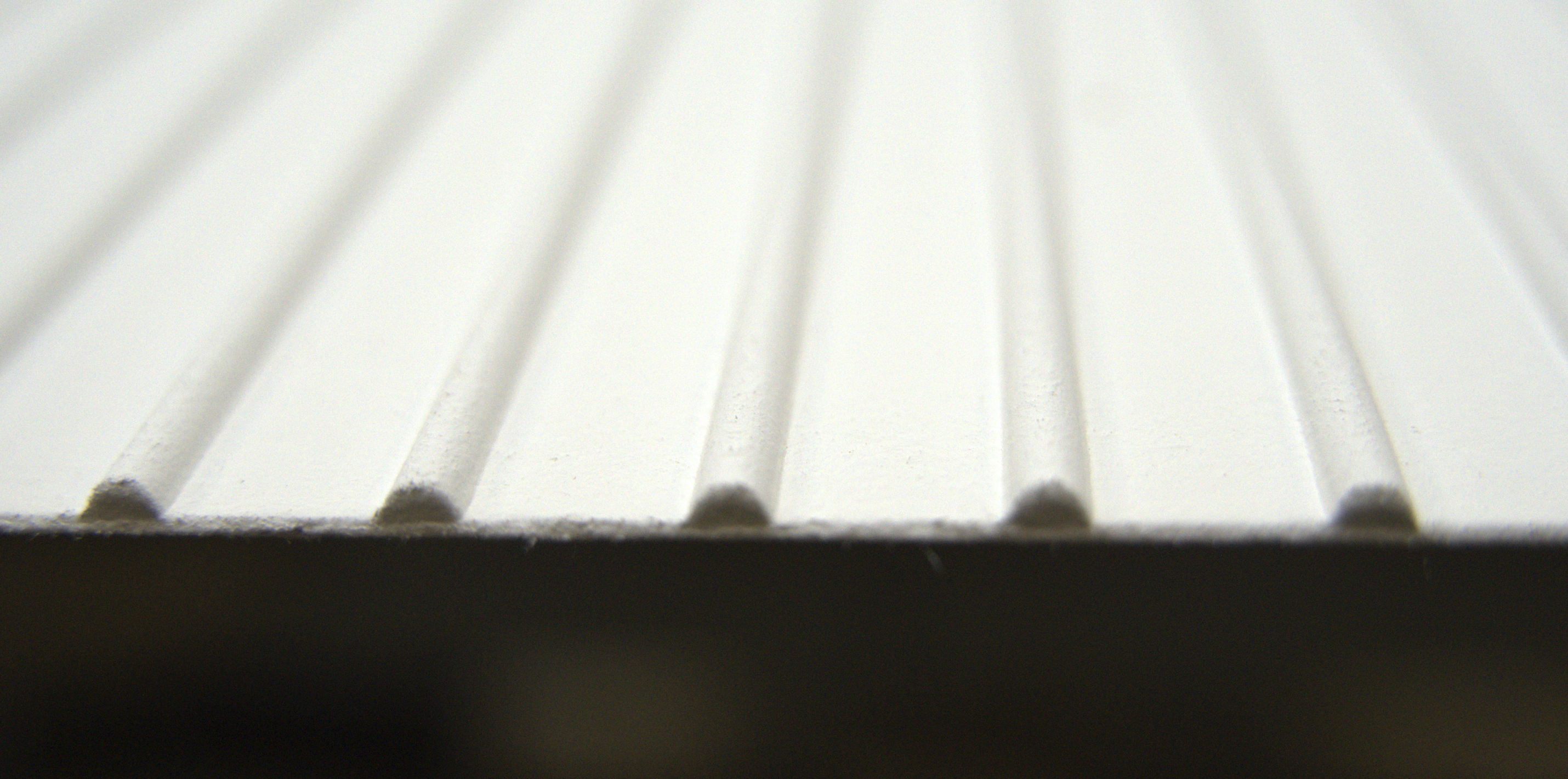 Flexible Mini Ribbed with Flat MDF Wall Panels with Fleece Backing