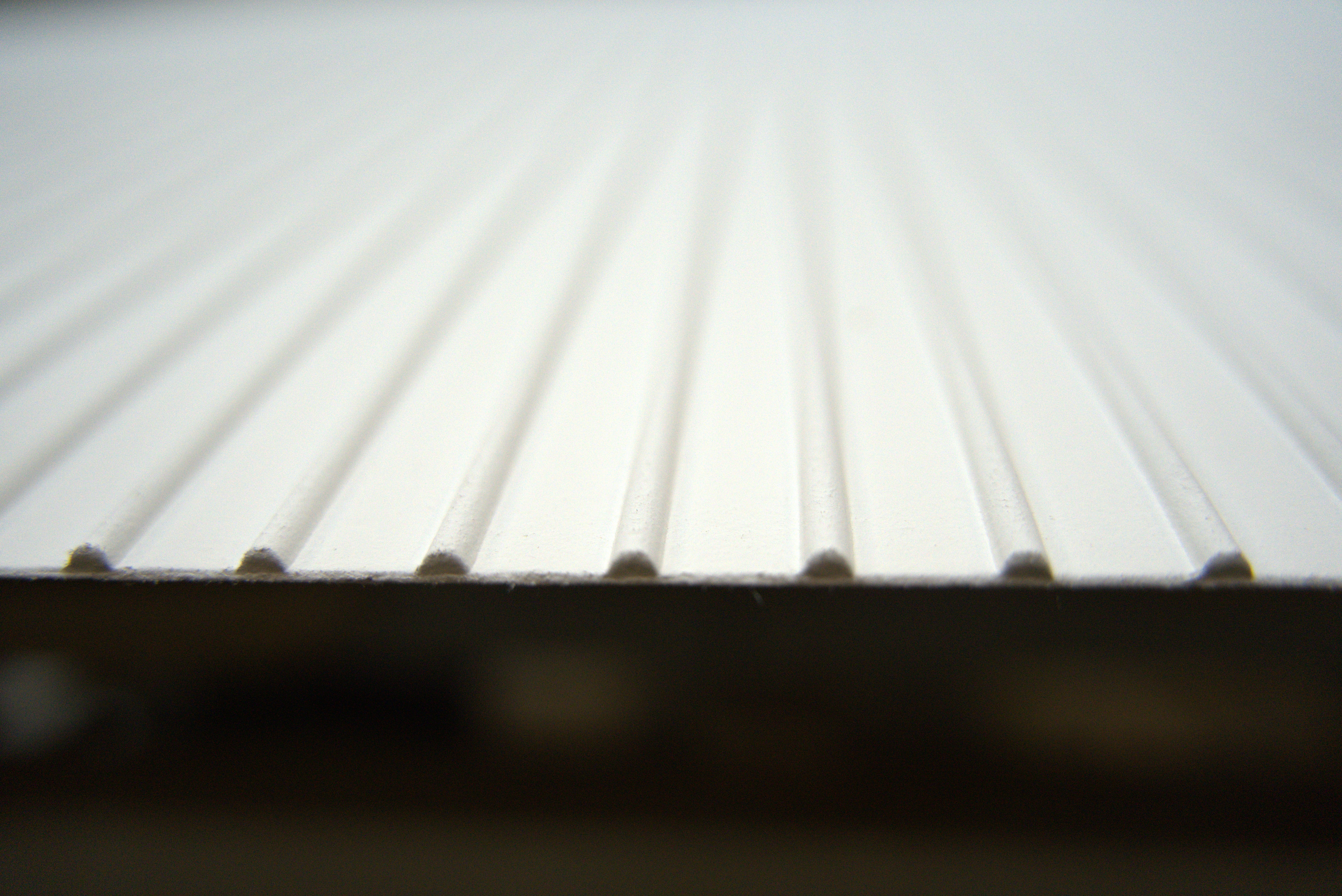 Flexible Mini Ribbed with Flat MDF Wall Panels with Fleece Backing