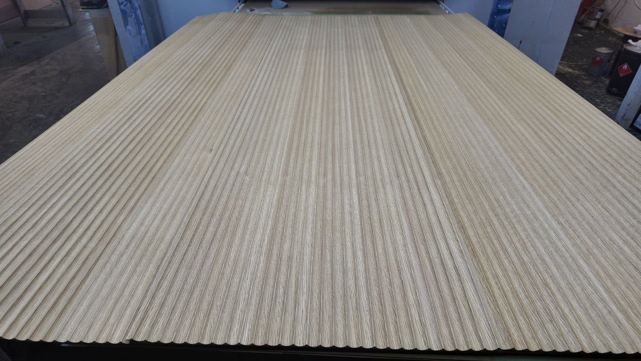 Fluted Timber Base Fluted/Ribbed Real Wood Veneered Panels – Uniboards