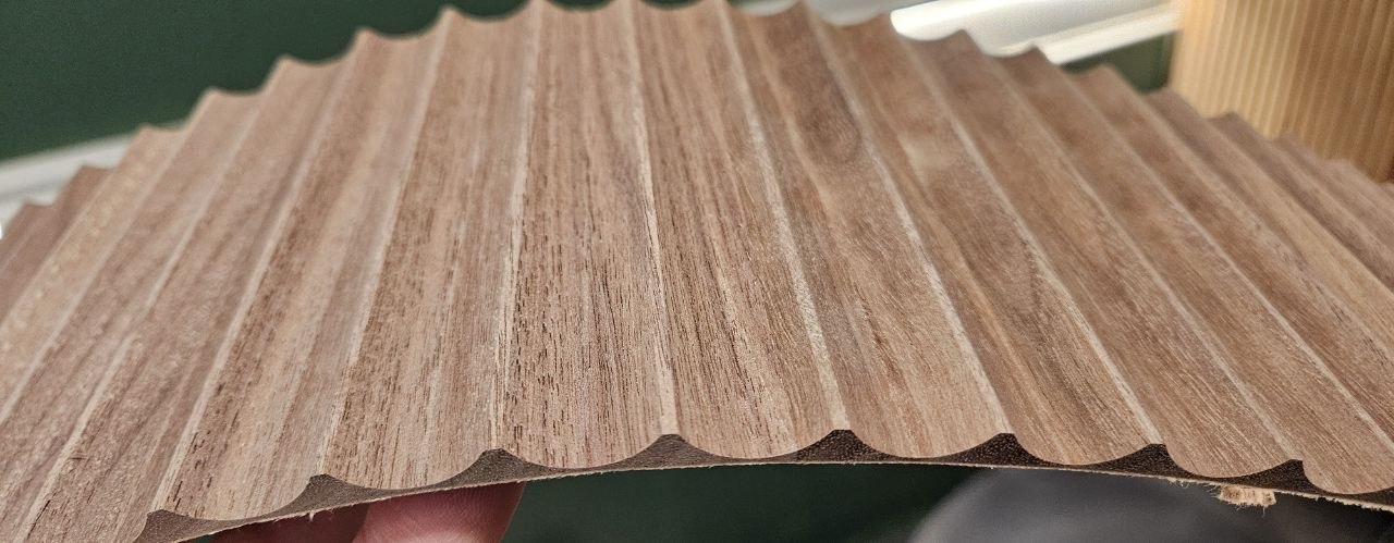 Fluted and Ribbed Solid Wood Panels Samples
