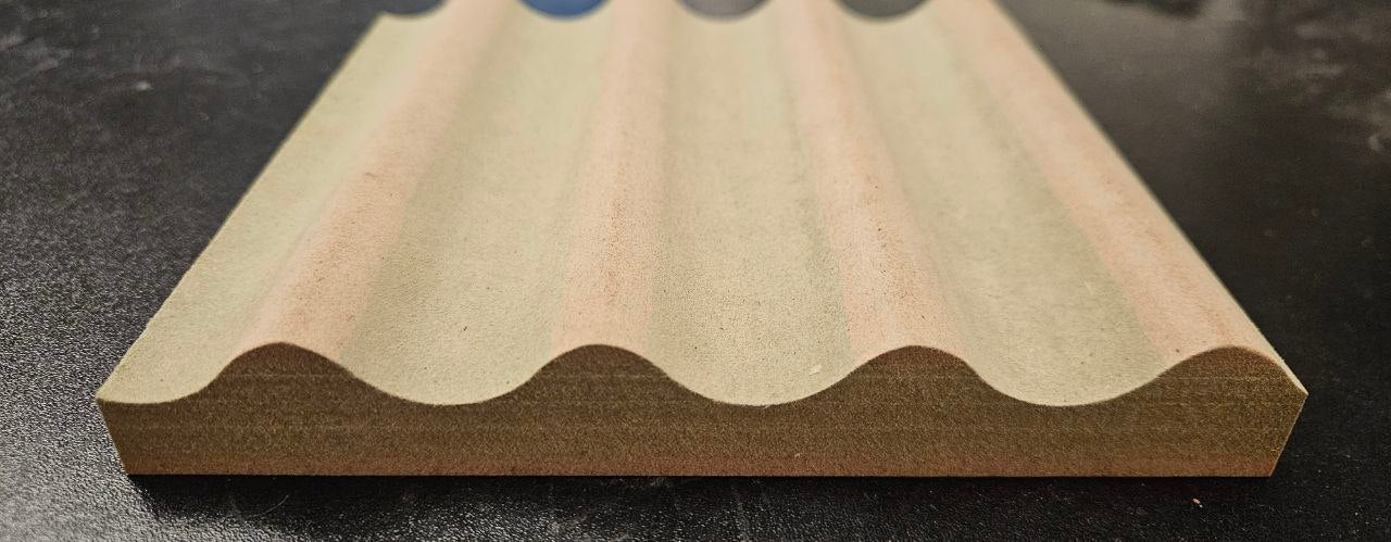 Fluted And Ribbed MDF Panels Samples