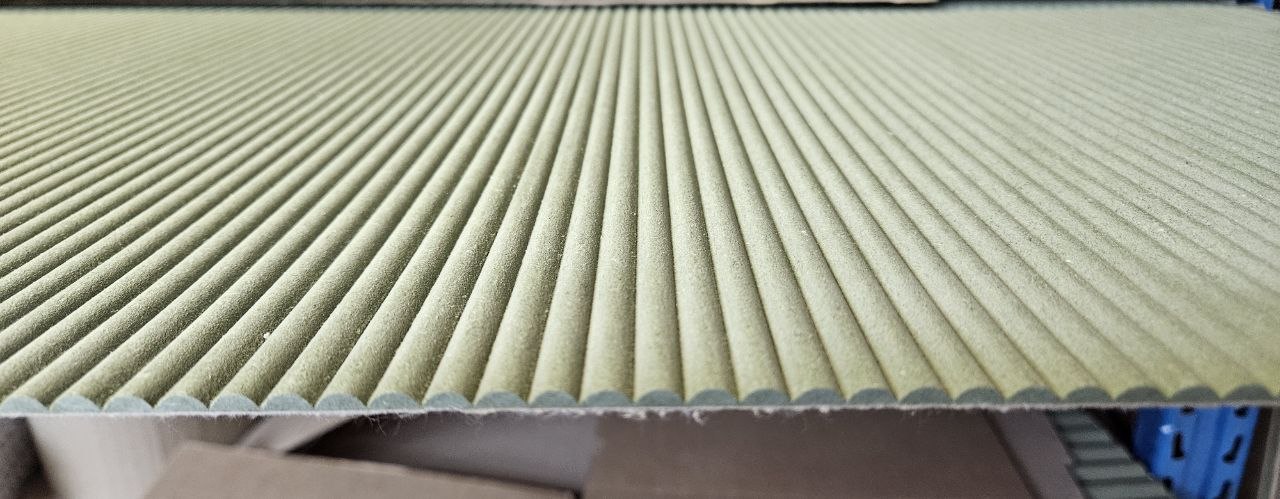 Flexible Ribbed MDF Wall Panels