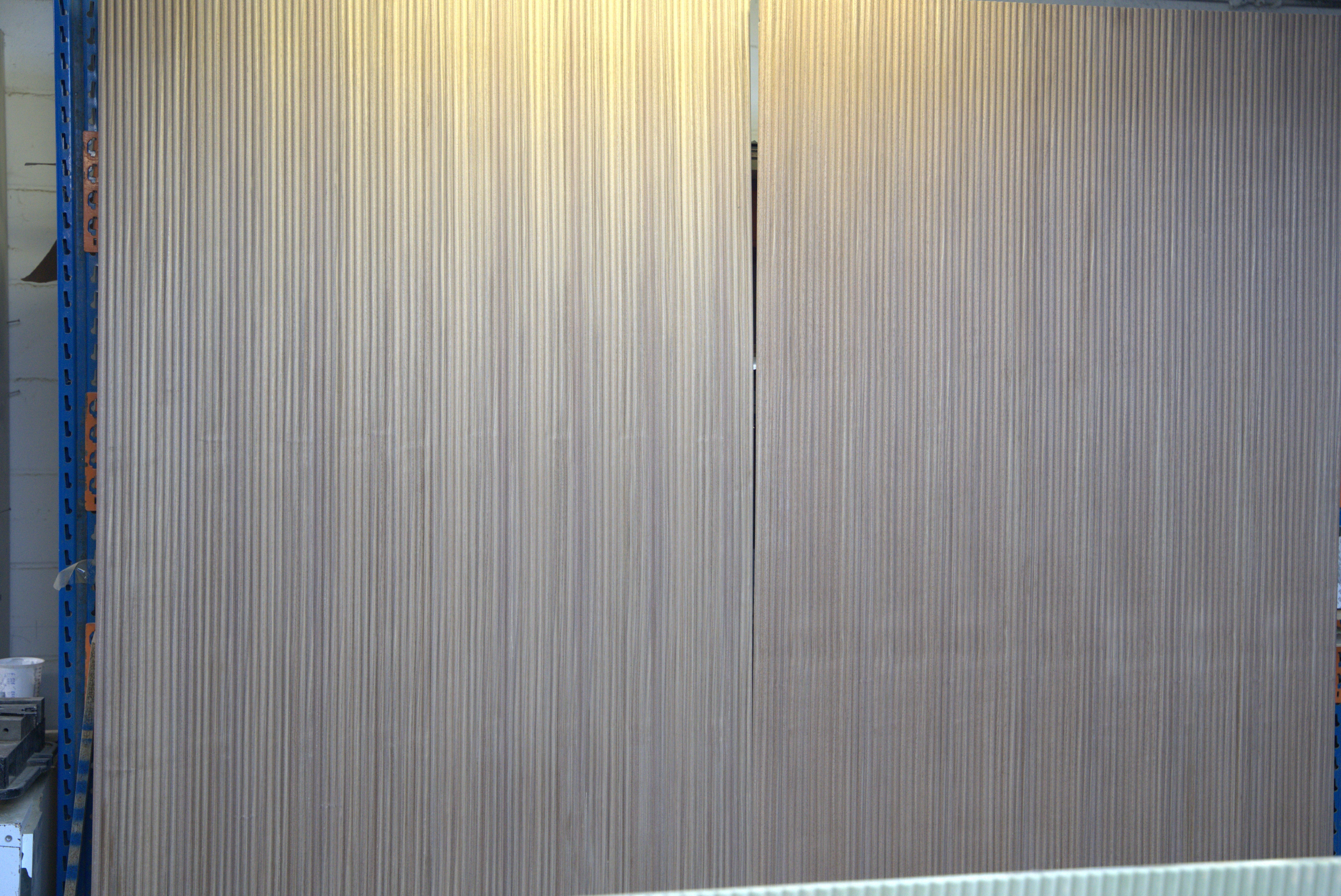 Sforzando Swells - 14mm Ribbed Real Wood Walnut Veneered Panels 5mm + Base panel