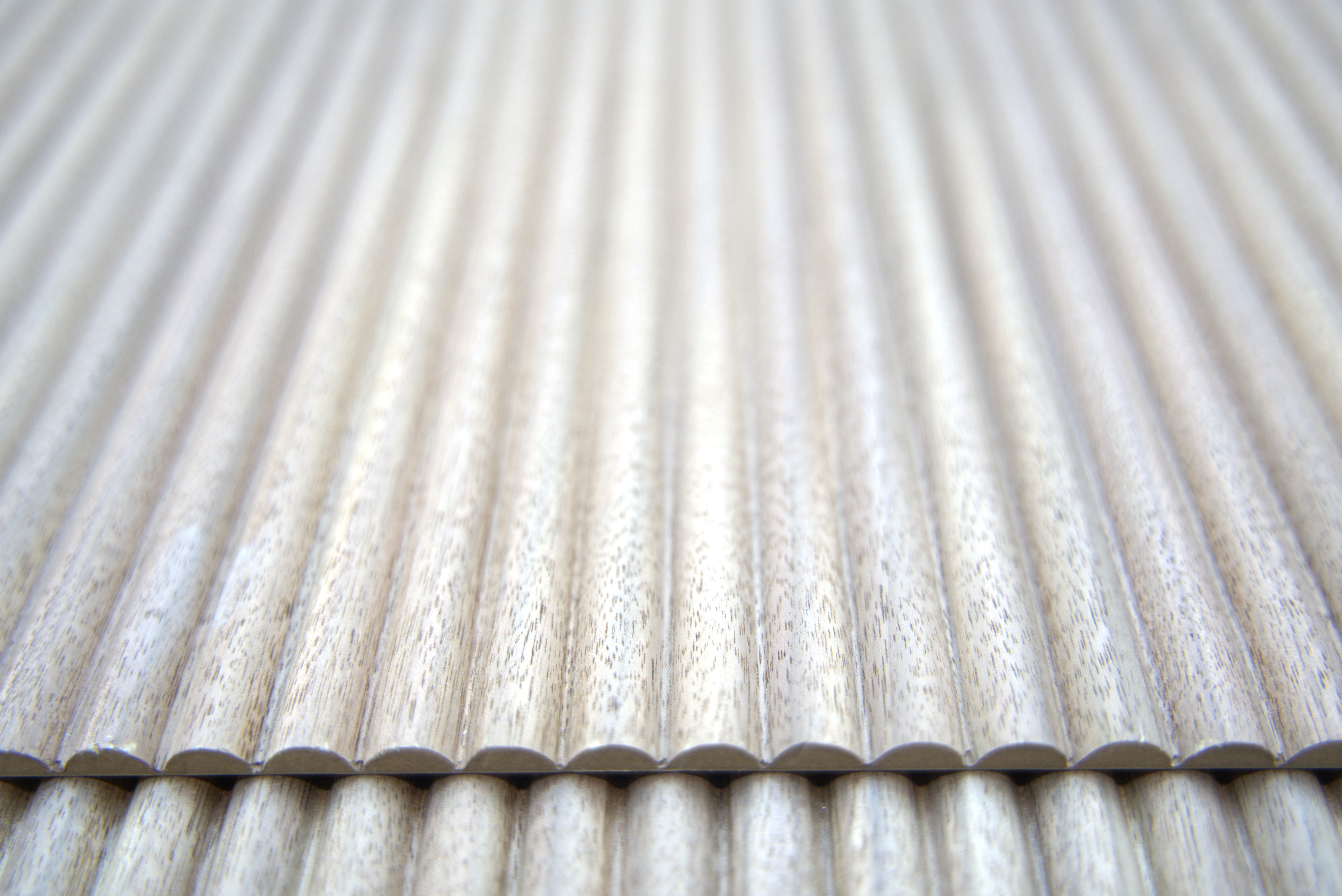 Sforzando Swells - 14mm Ribbed Real Wood Walnut Veneered Panels 5mm + Base panel