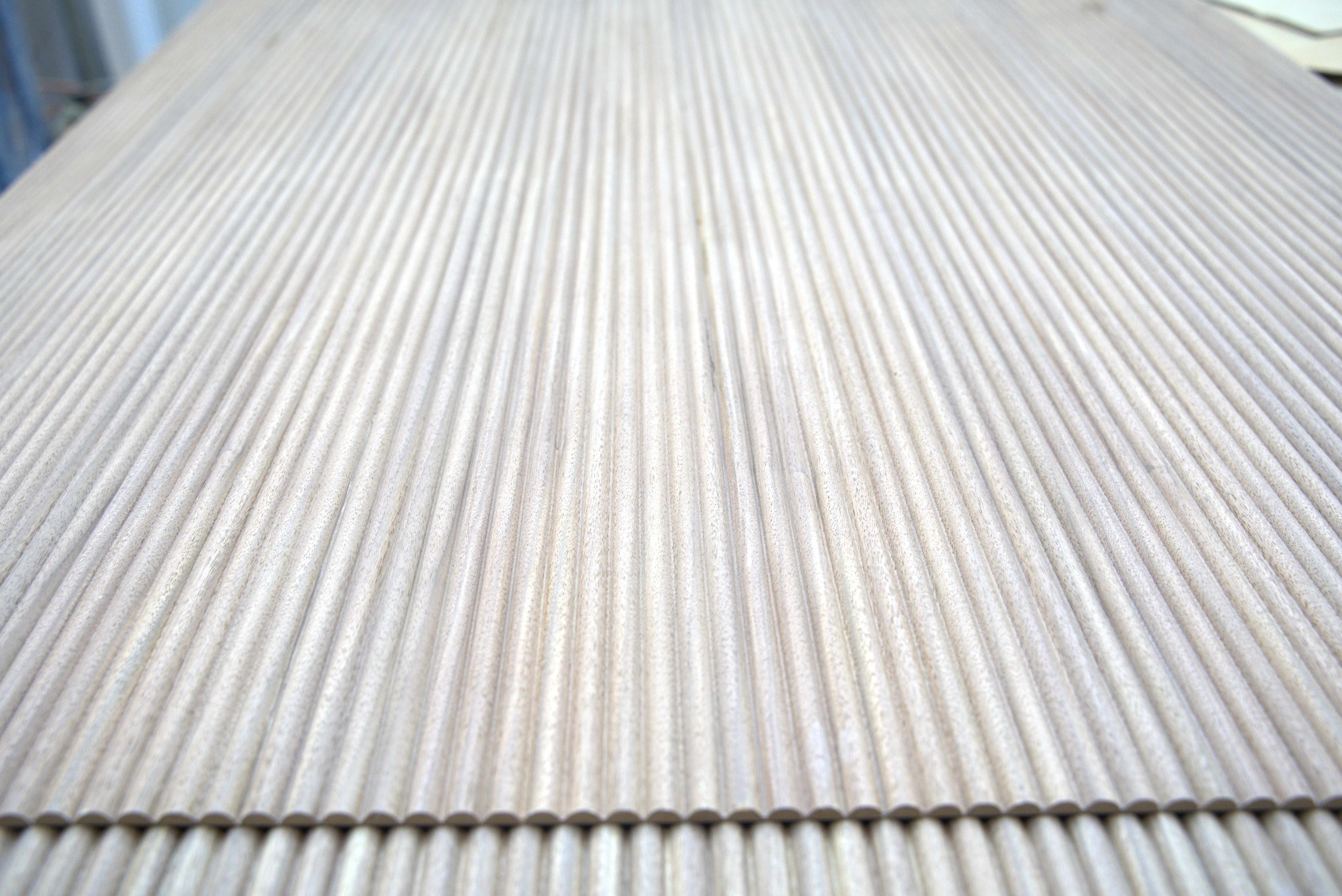Sforzando Swells - 14mm Ribbed Real Wood Walnut Veneered Panels 5mm + Base panel