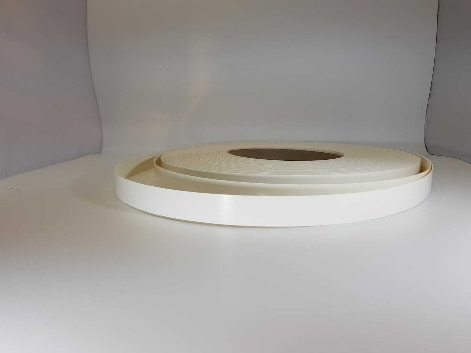 Edge Banding Tape Iron-on Edging Pre-Glued Melamine WHITE GLOSS