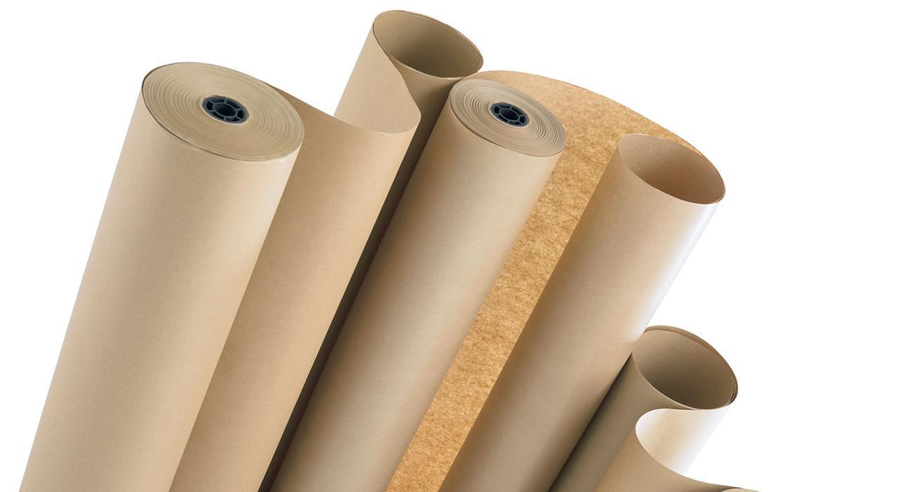 Brown Kraft Paper 400m Rolls 50g for wrapping