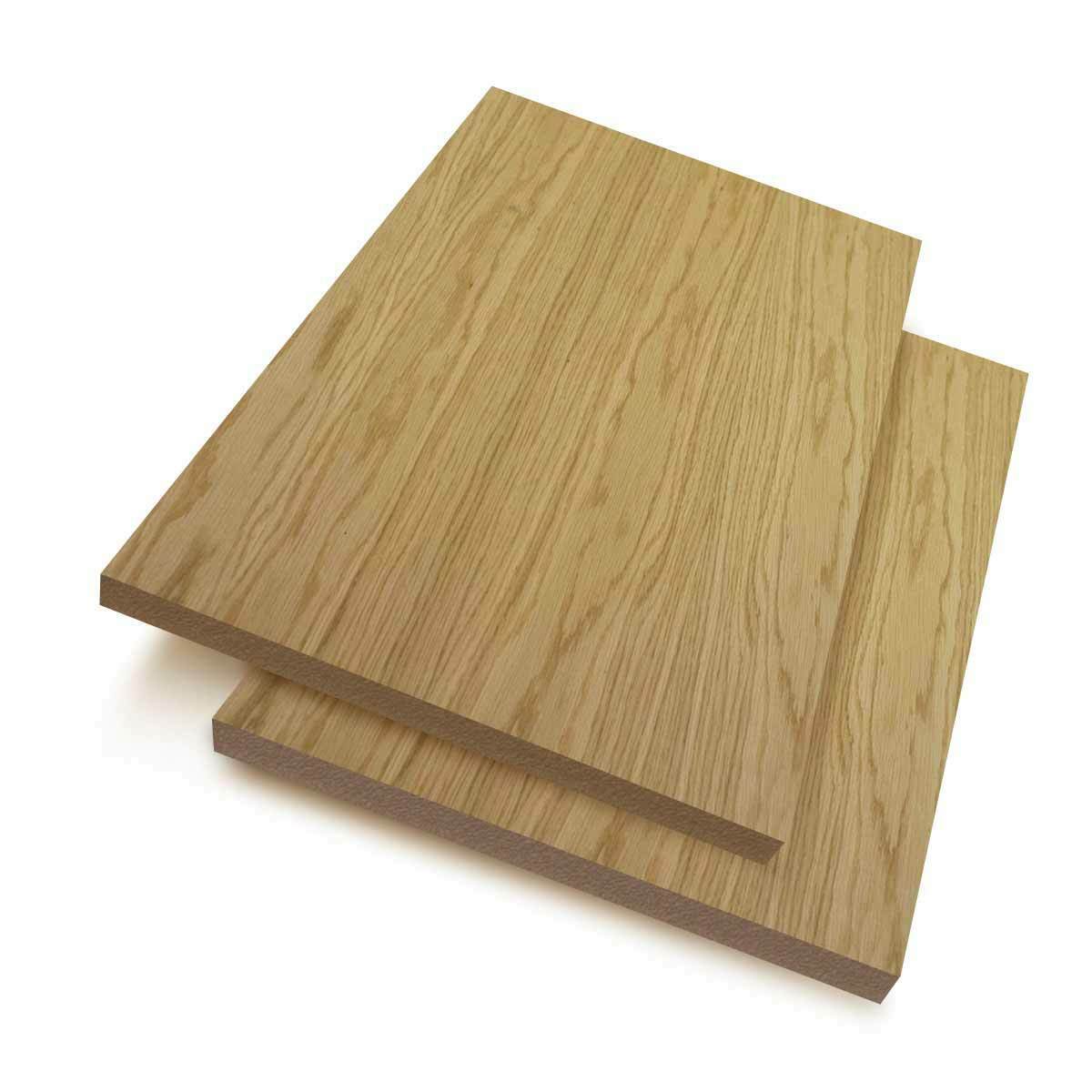 MR Oak Veneered MDF - 8' x 4' Crown Cut - 19mm